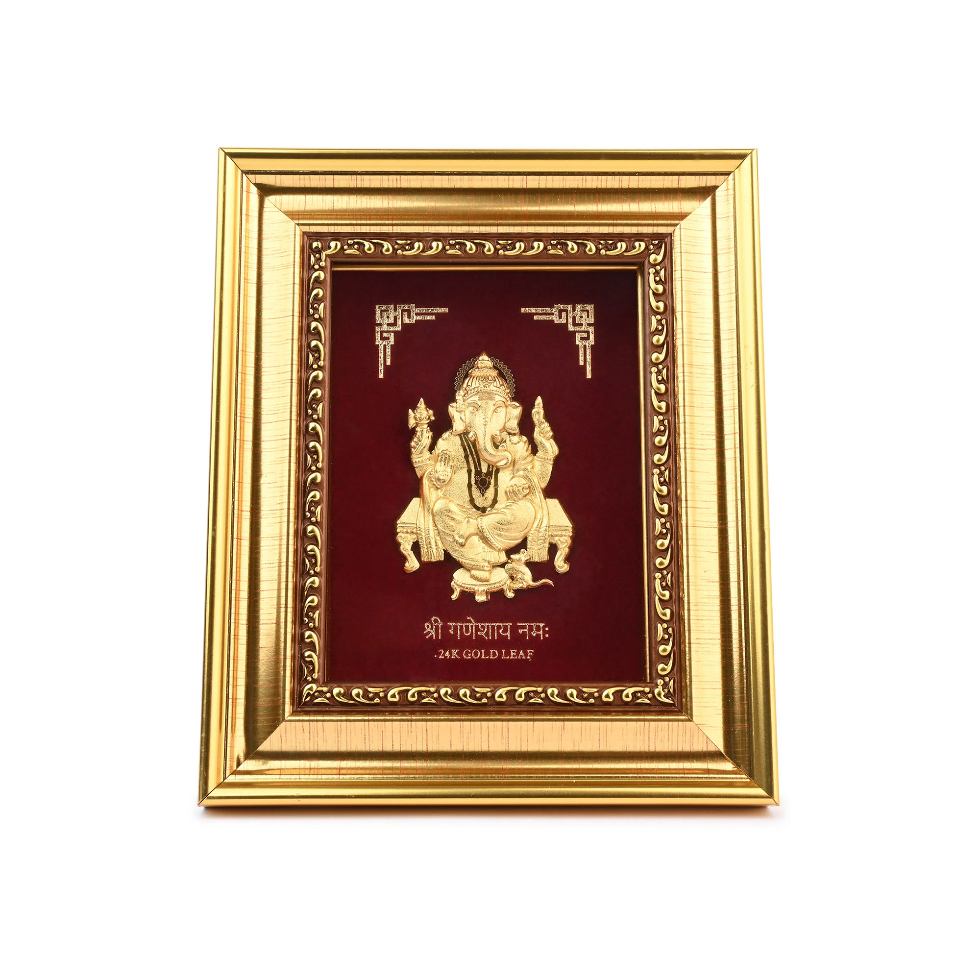 24K Gold Foil Ganesh Frame - Image 4