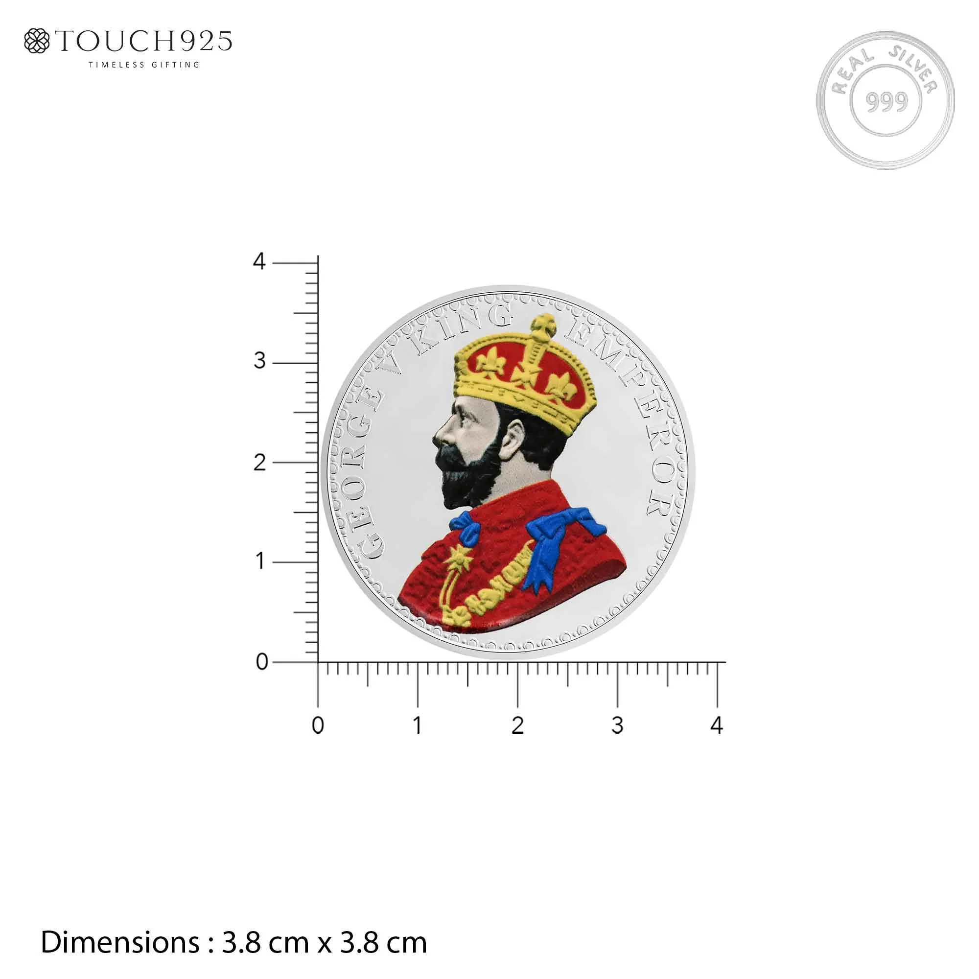 20g King George 999 Silver Coin - Image 4