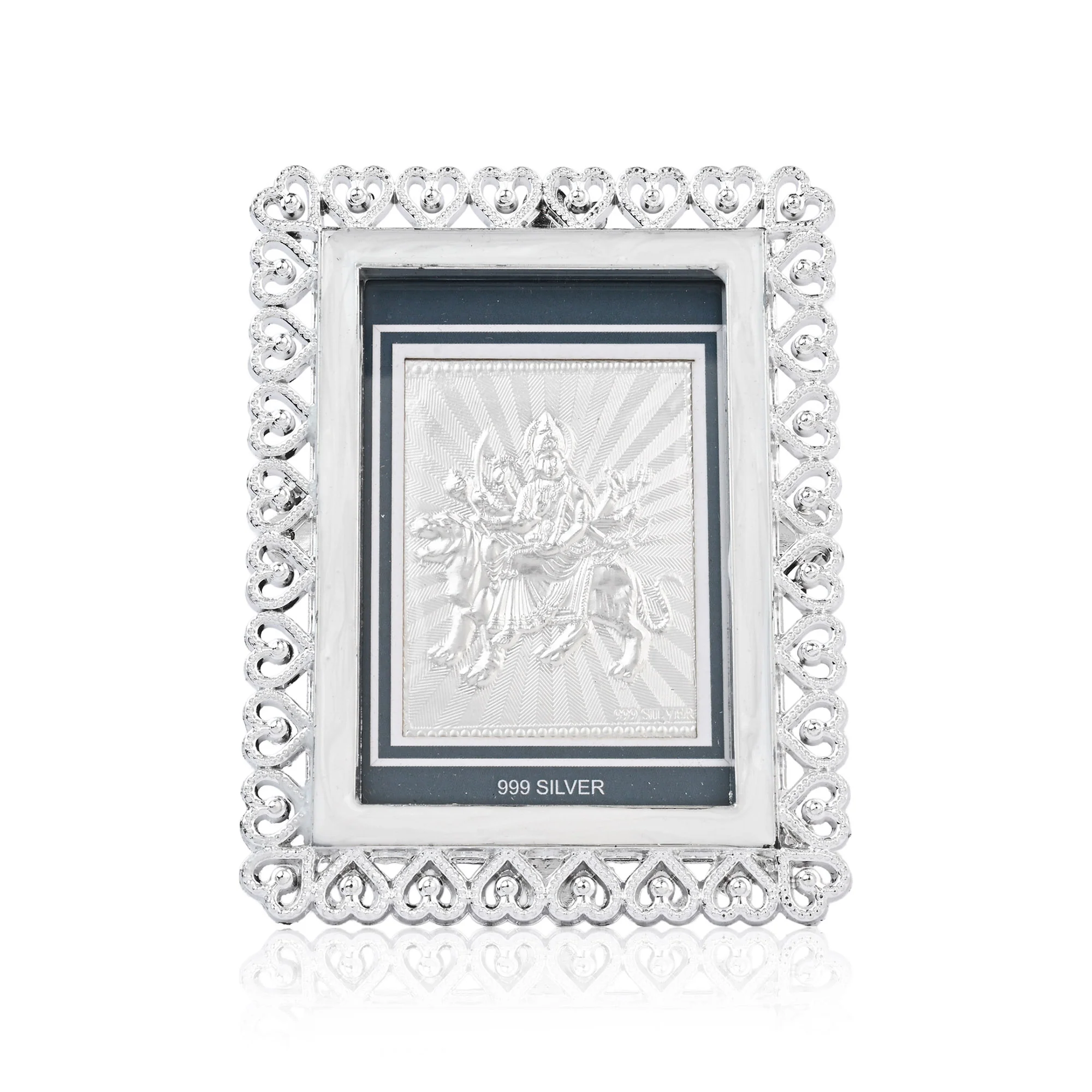 999 Silver Maa Durga Frame - Image 4