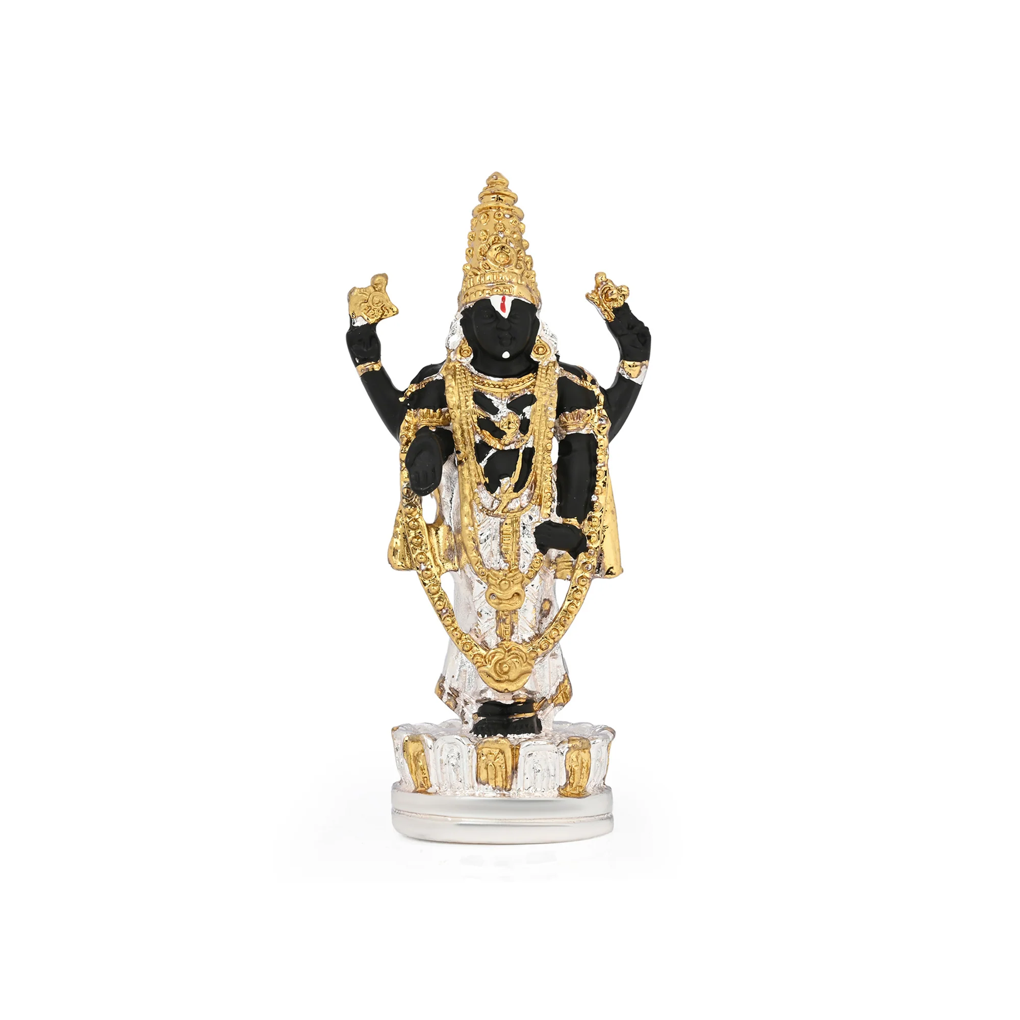 999 Silver Plated Balaji Idol - Image 4
