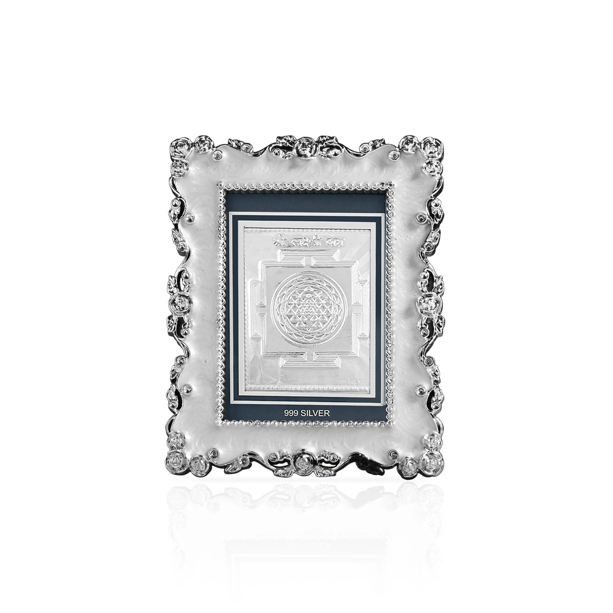 999 Silver Shree Yantra Frame - Image 4