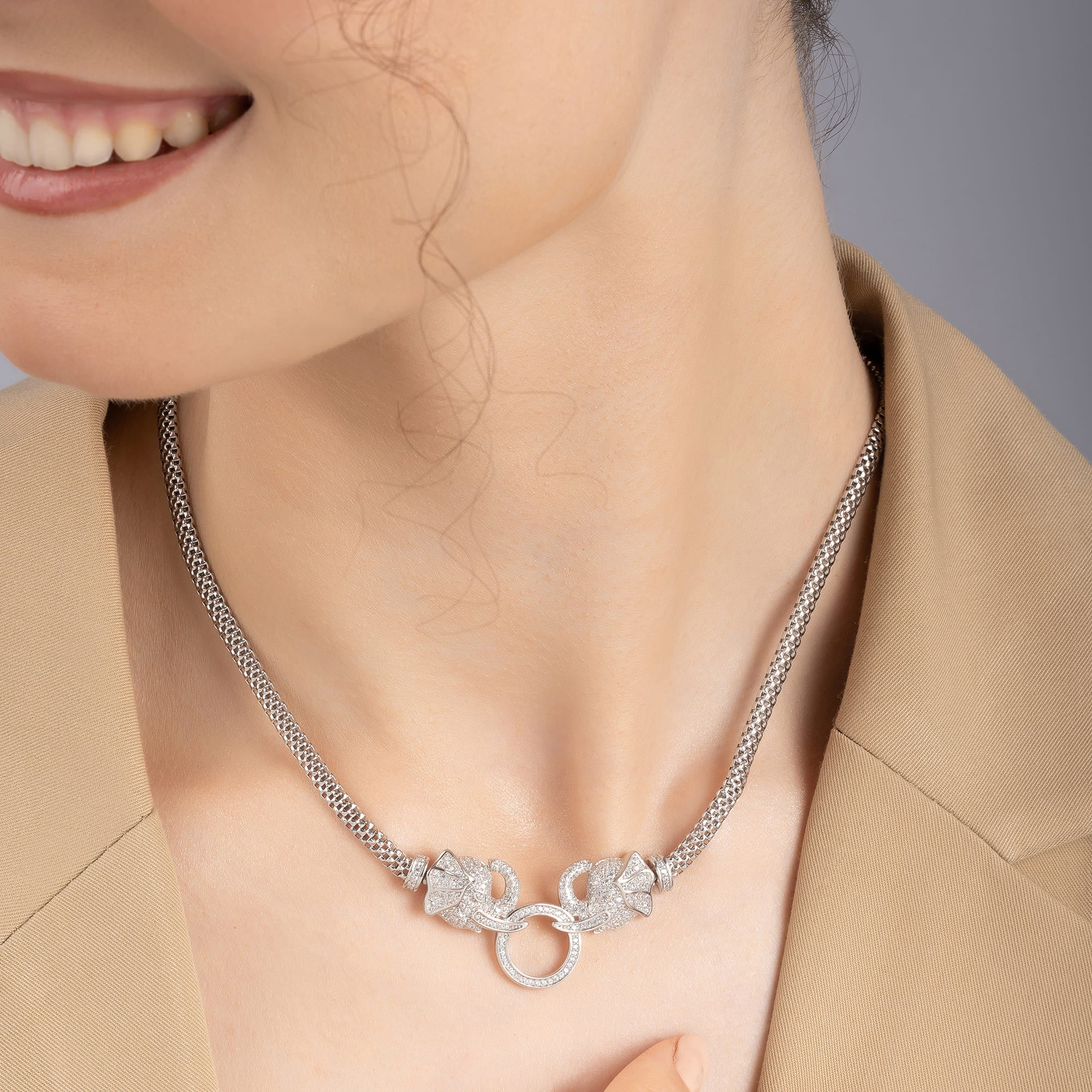 Artisanal Knots Statement Necklace - Image 3
