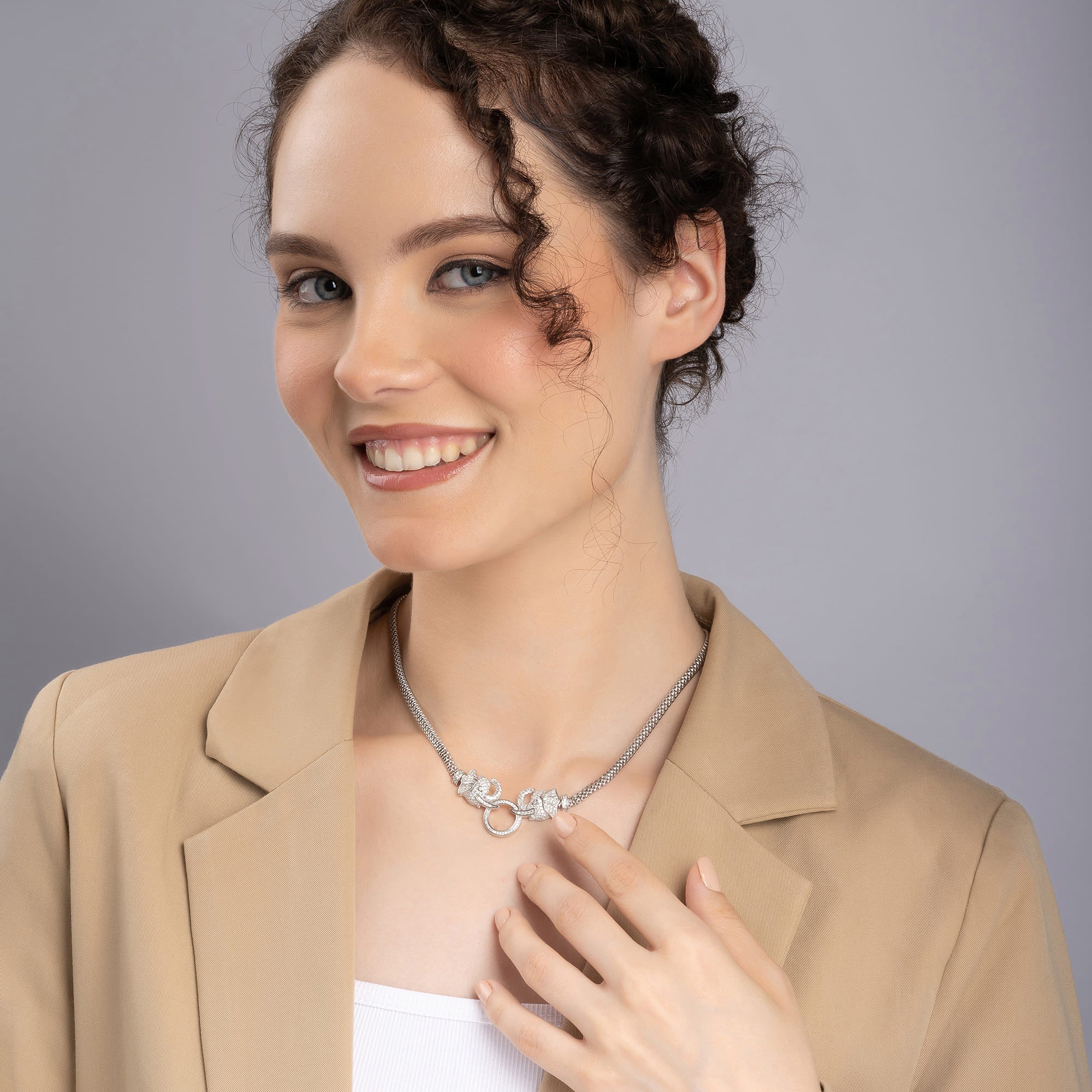 Artisanal Knots Statement Necklace - Image 4
