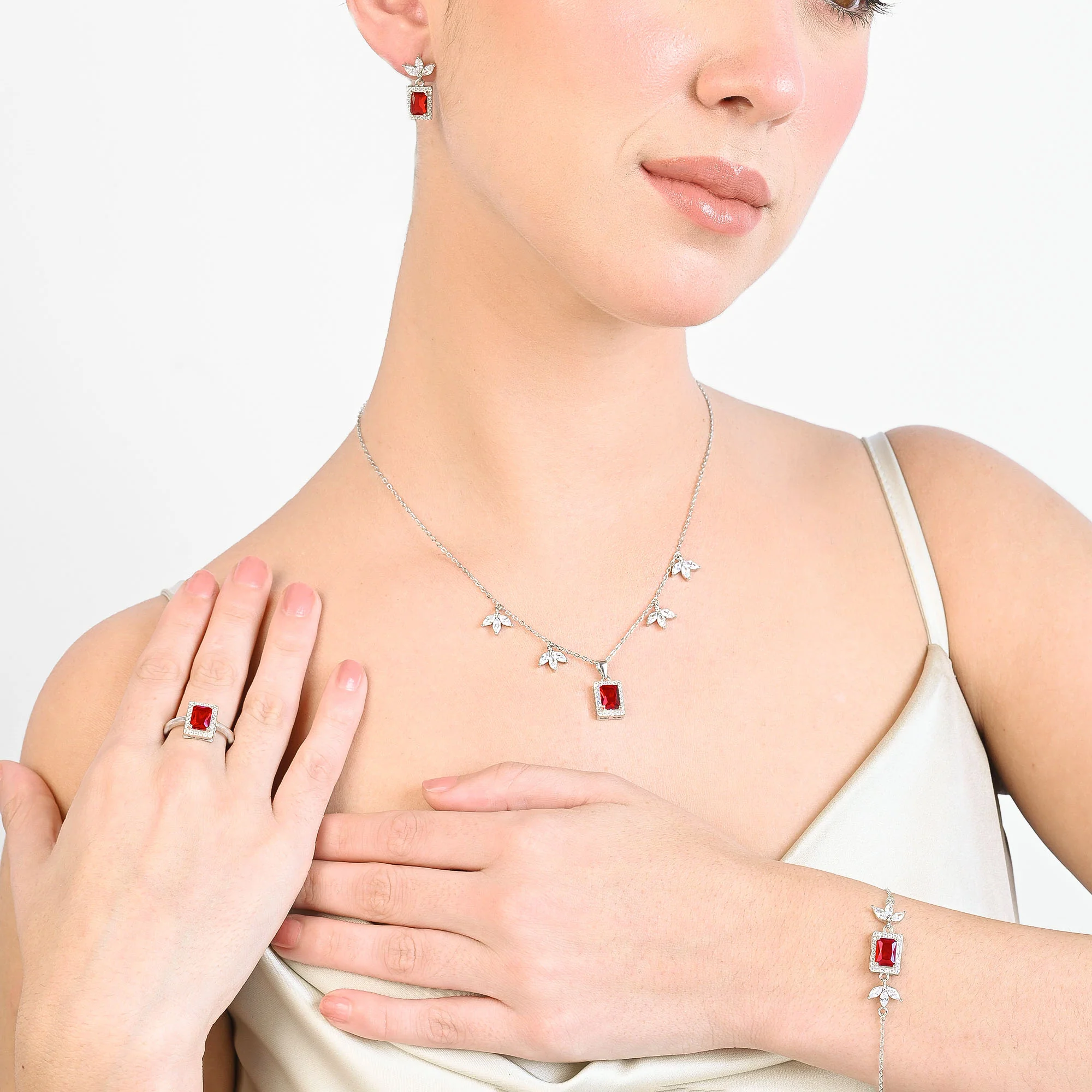 Aurora Gemstone Jewellery Set - Image 14