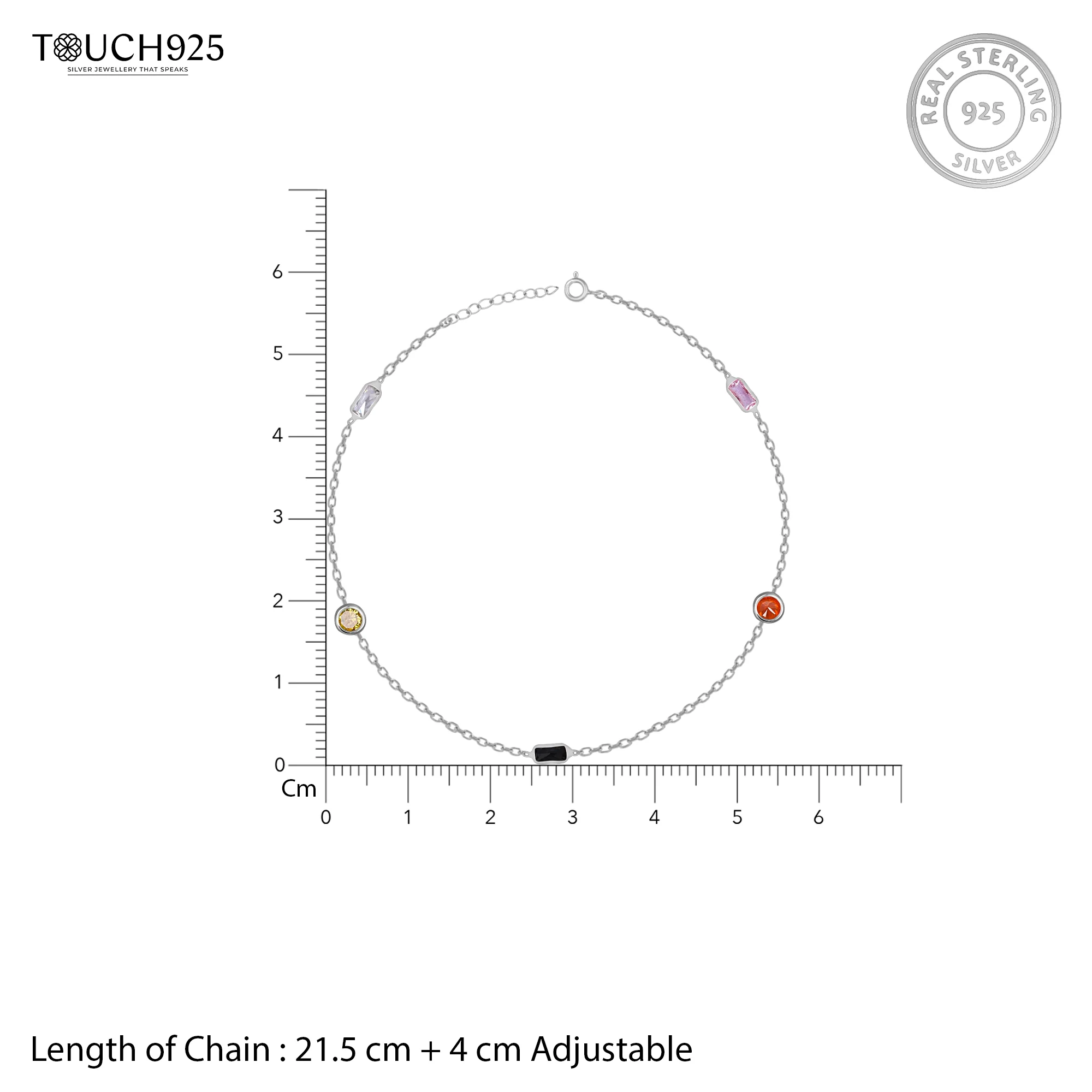Beaded Charms Anklet - Image 5