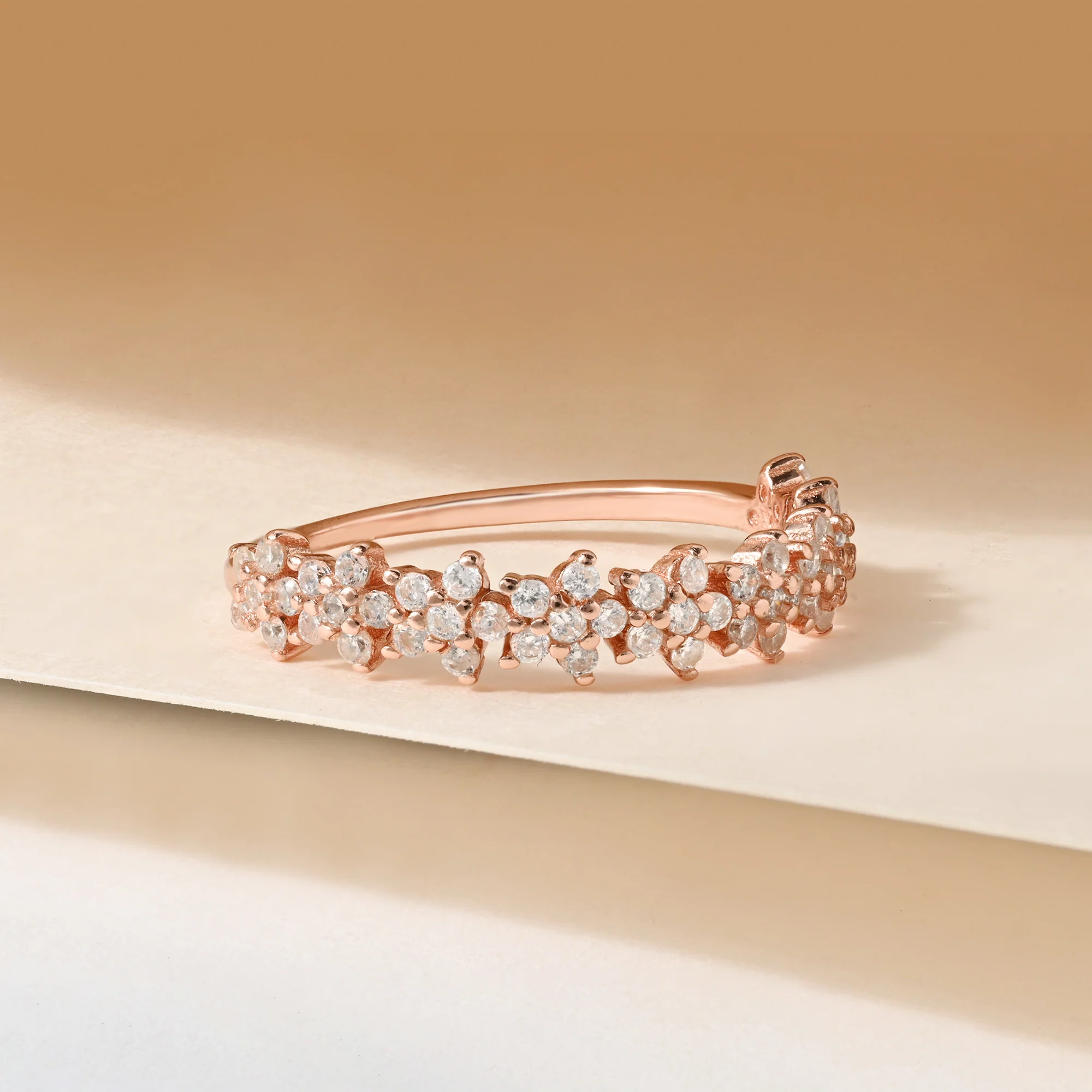 Blossom Curve Silver Ring - Image 7