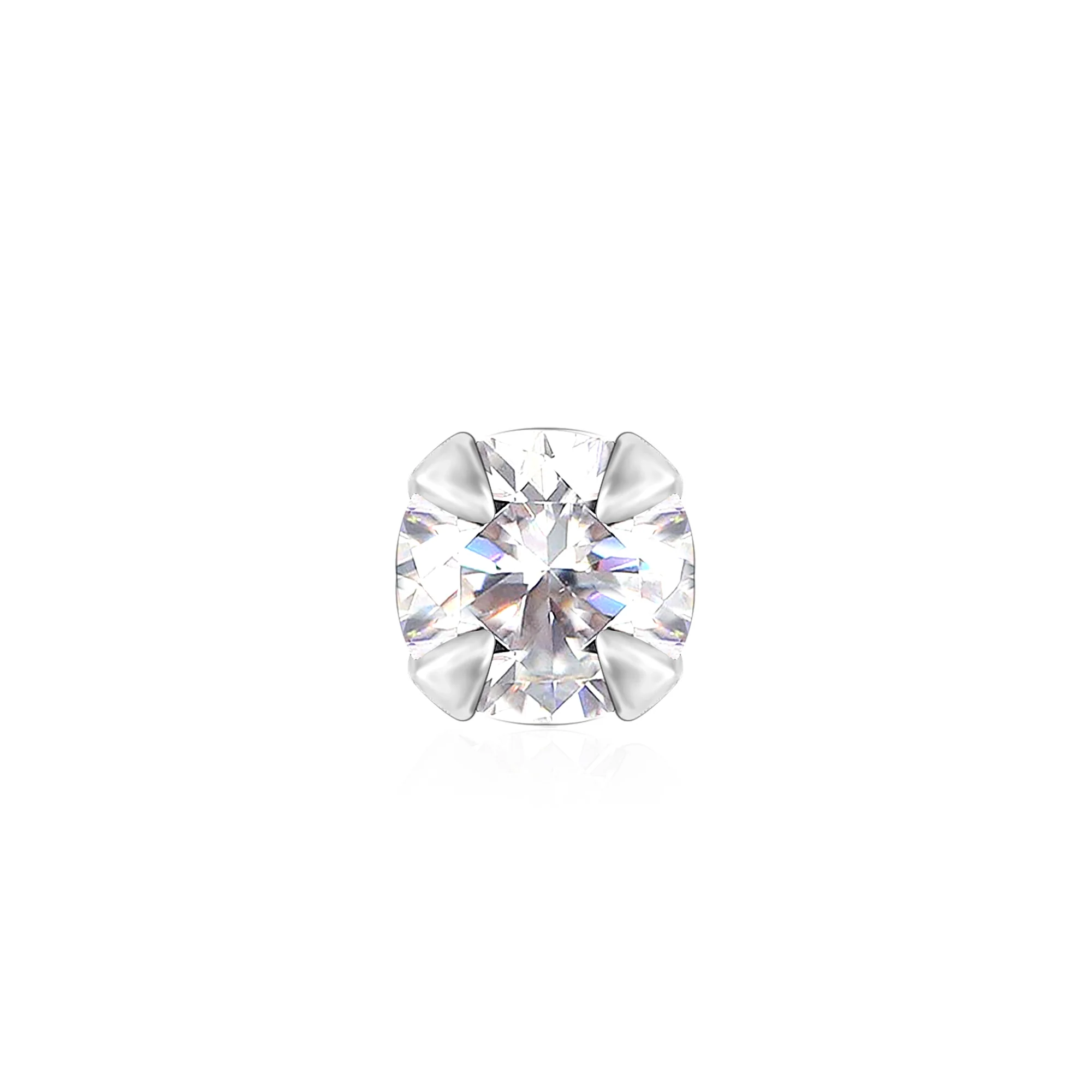 Classic CZ Nose Pin - Image 4