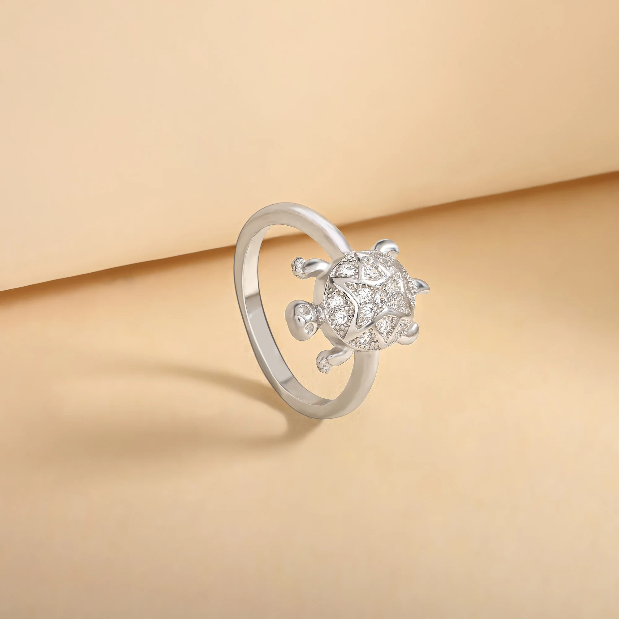 Classic Silver Tortoise Ring