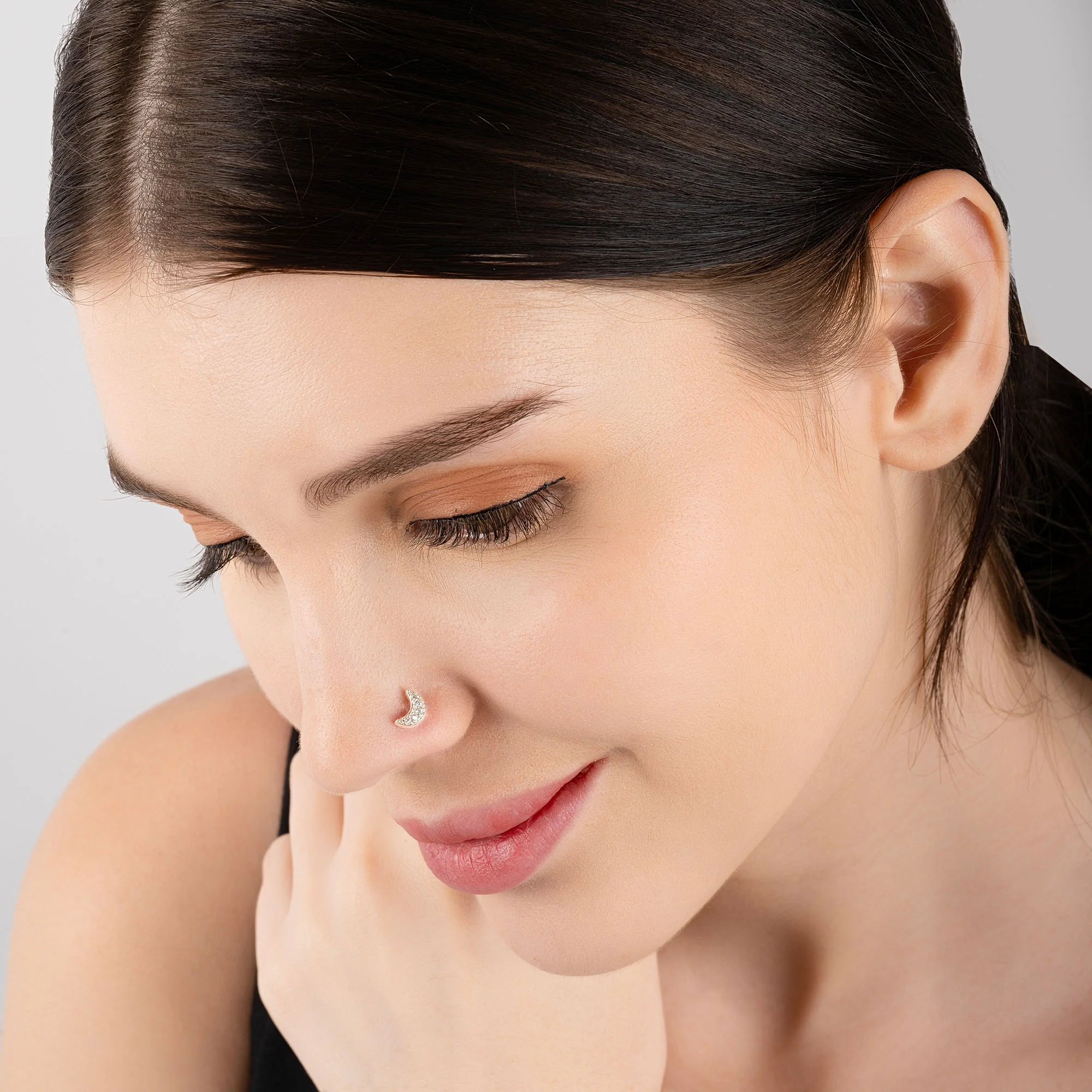 Crescent Glow Nose Pin - Image 5