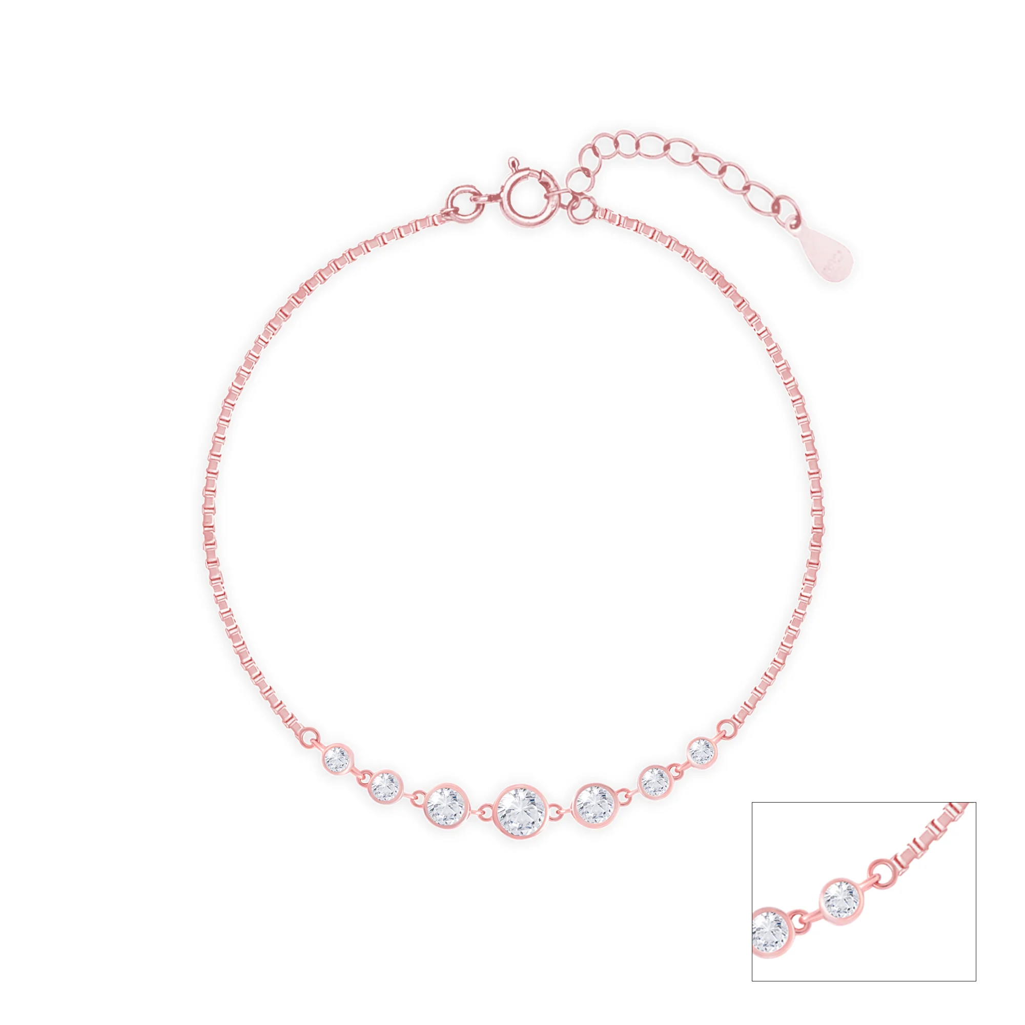 Crimson Silver Anklet - Image 9