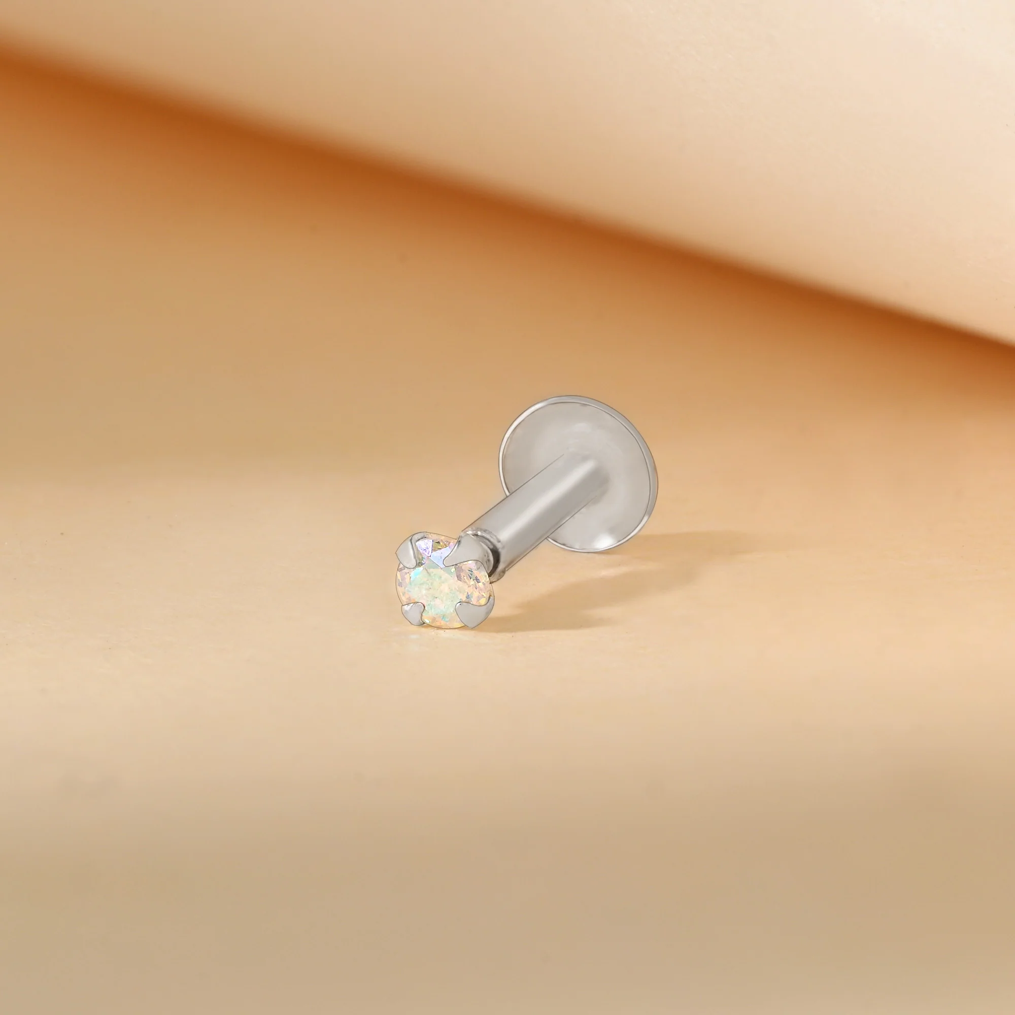 Crystal Glow Nose Pin