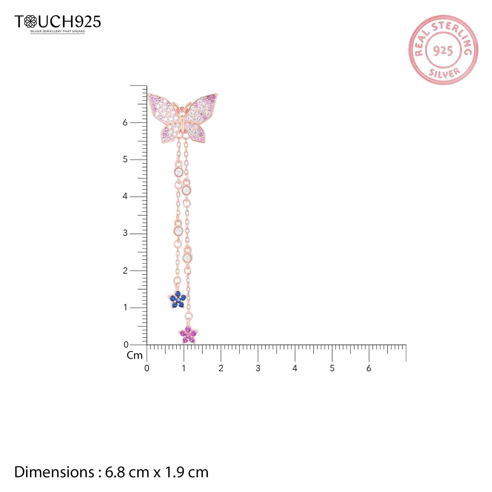 Drop Chain Butterfly Dangler - Image 6