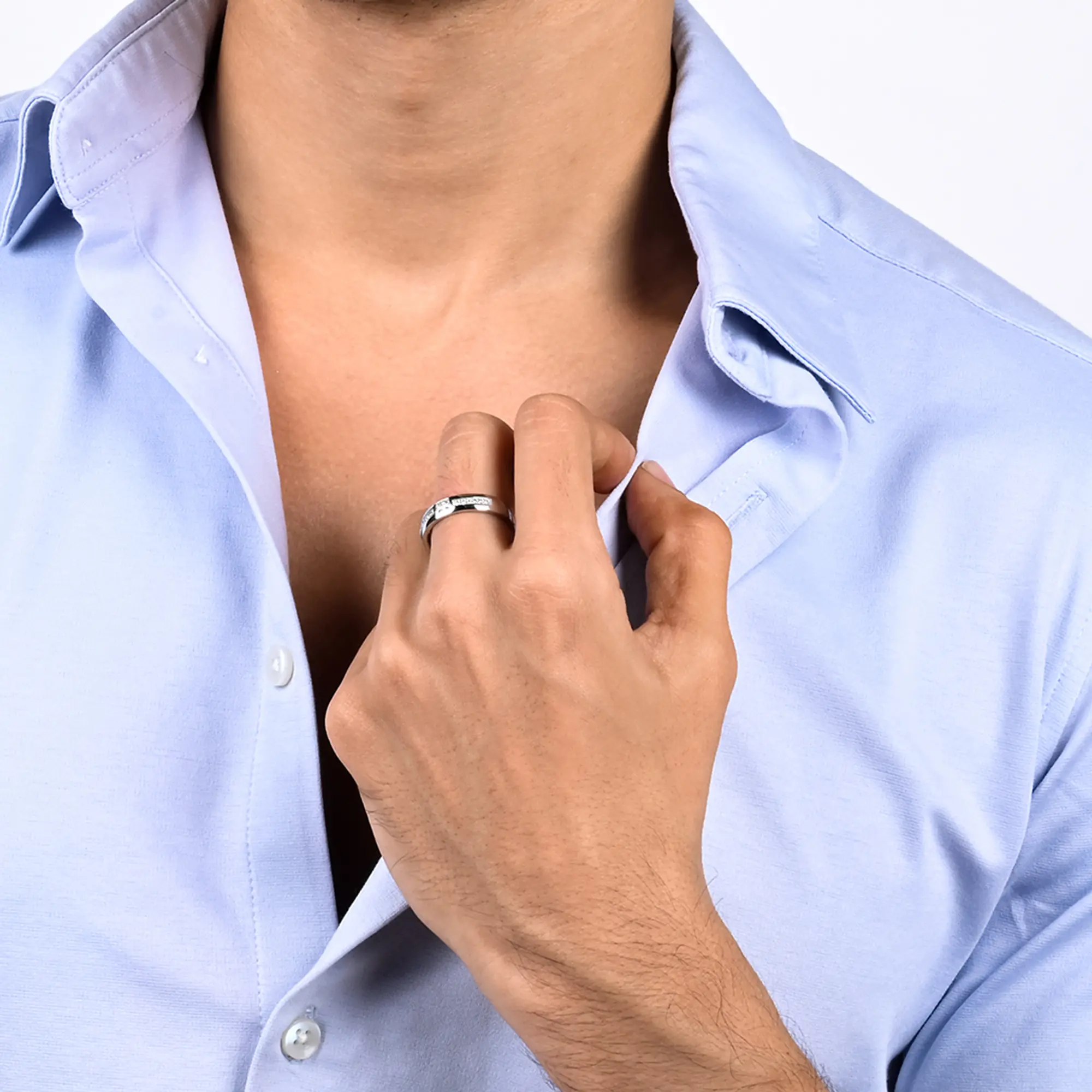 Four-Stone Men's Ring - Image 3