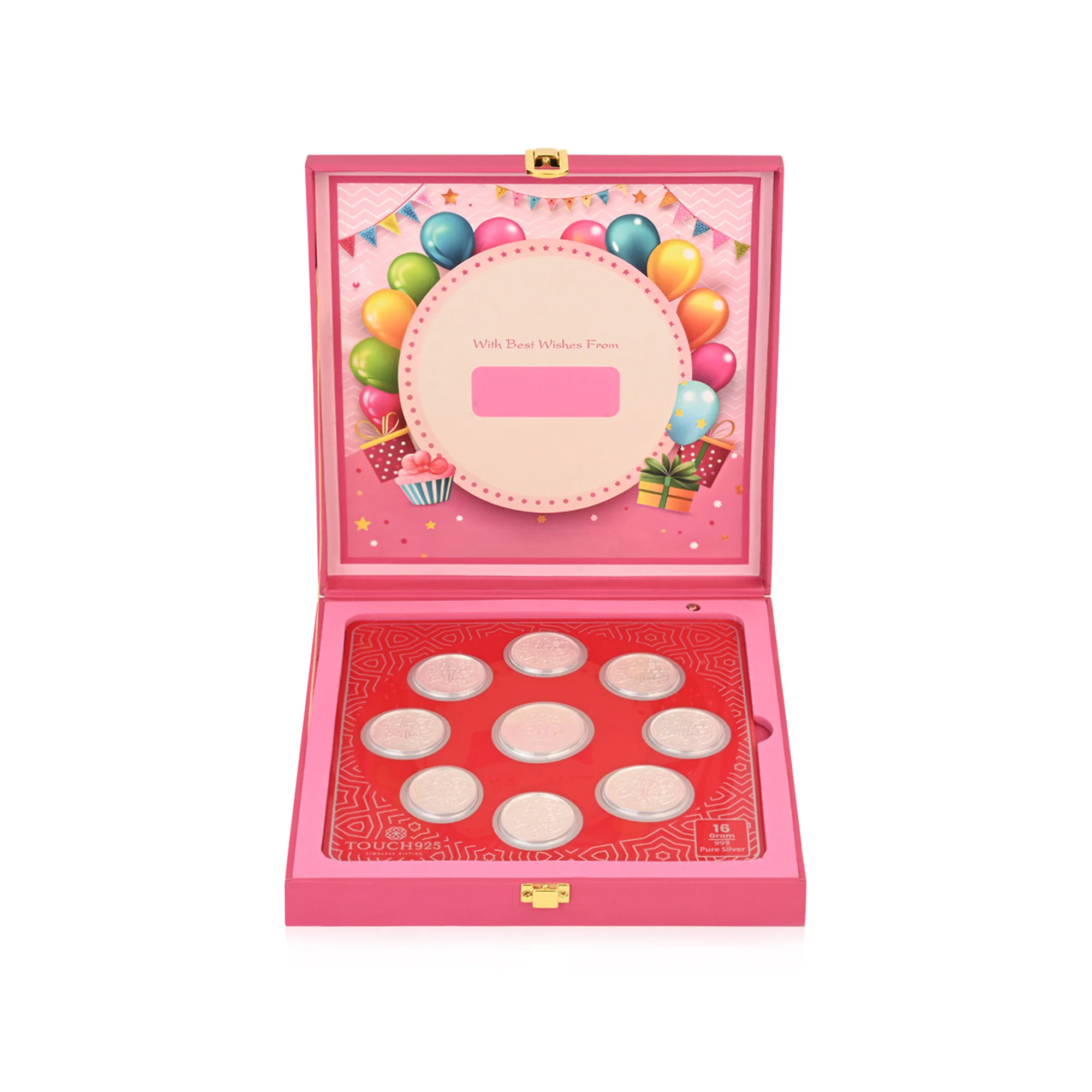 Happy Birthday 999 Silver Coin Box (9 Coins) - Image 3