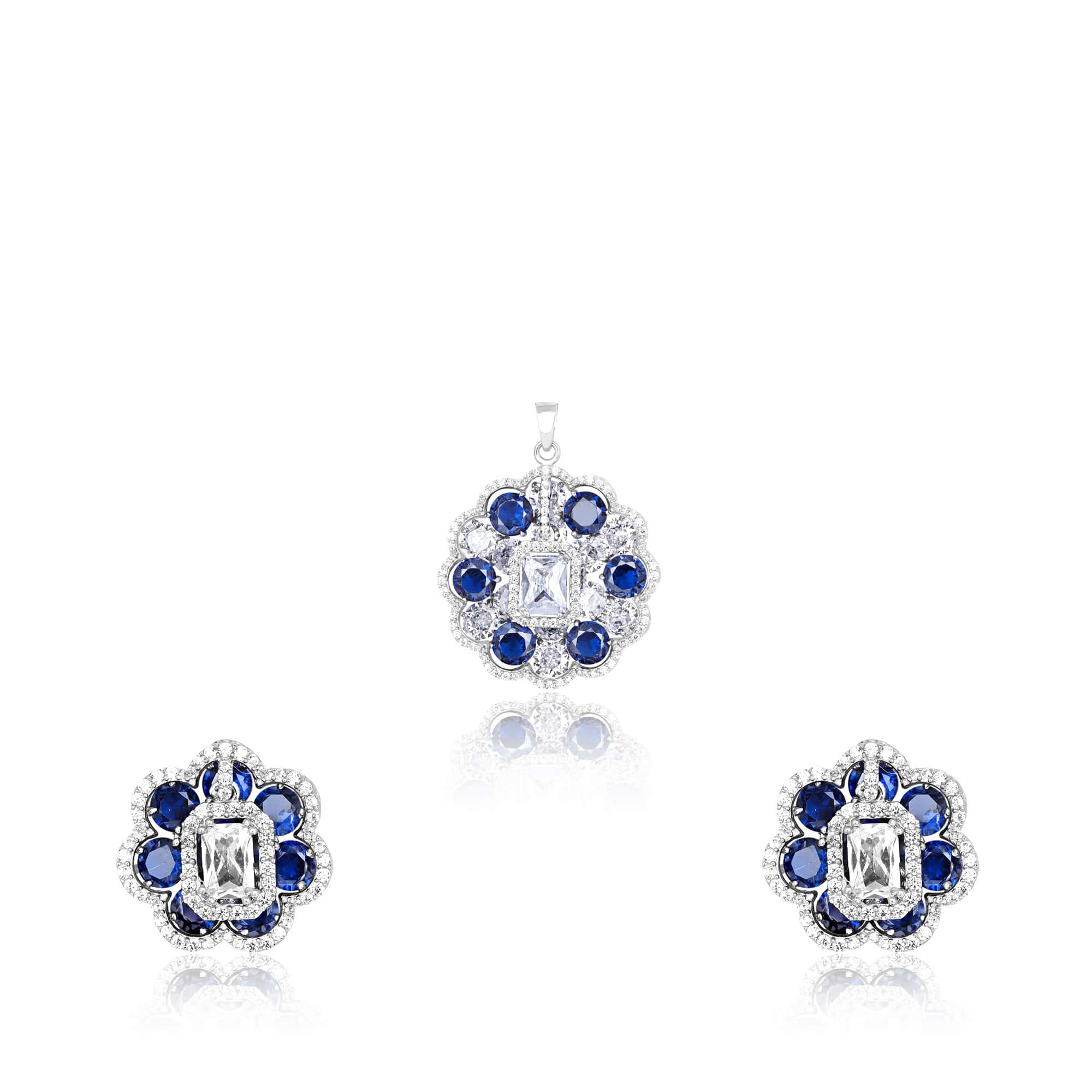 Midnight Blossom Pendant Set - Image 2