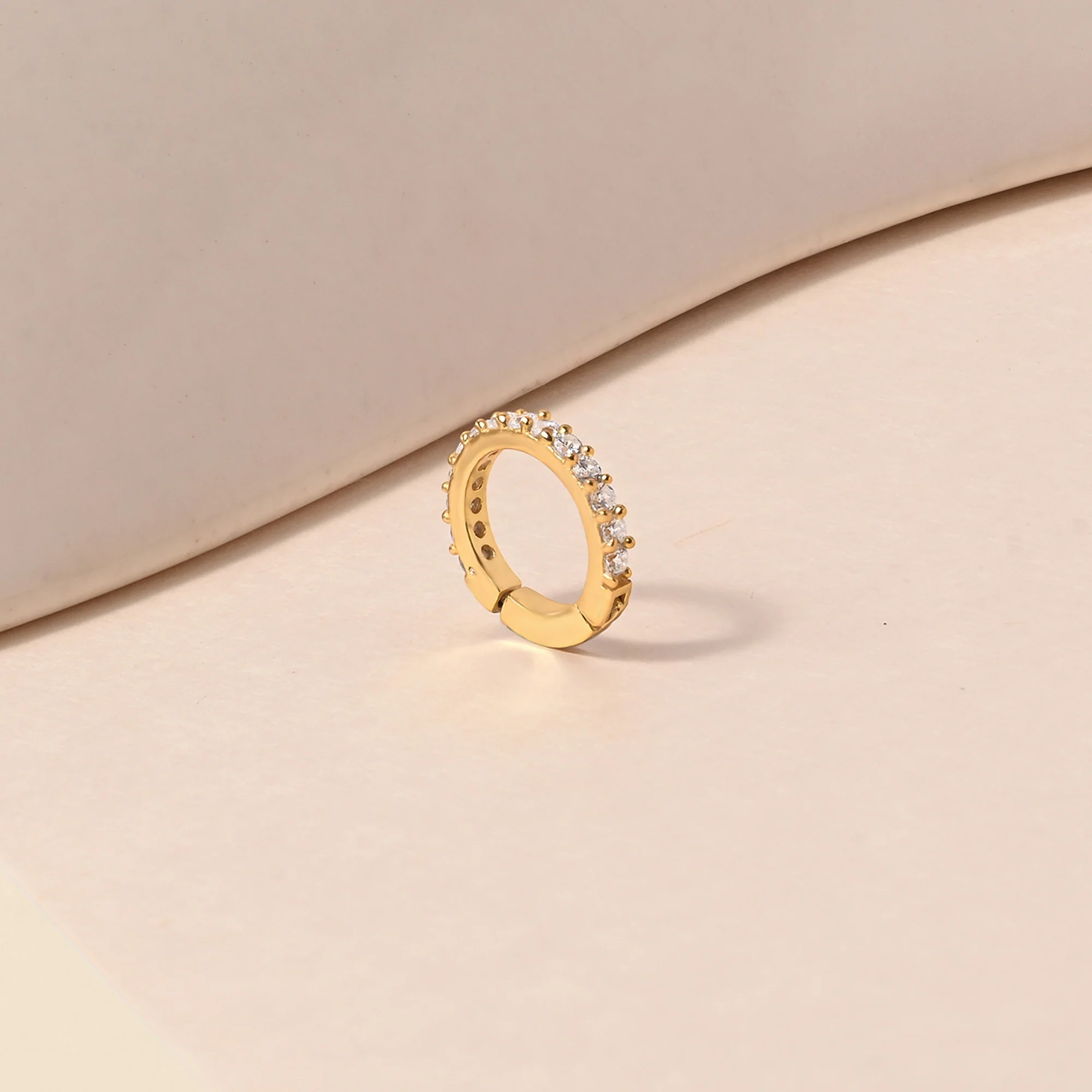 Pavé Huggie Nose Ring
