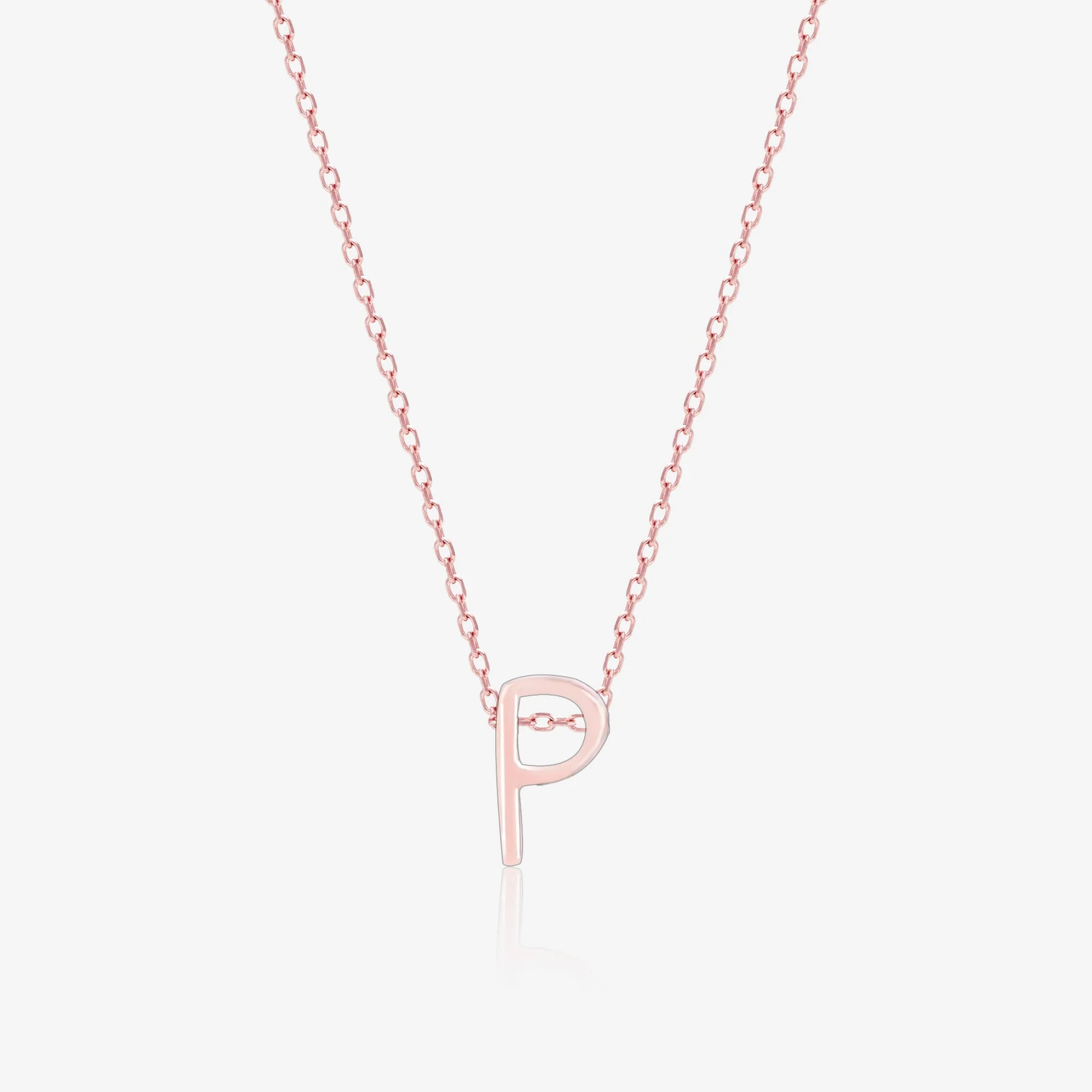 Posh P Initial Necklace - Image 8