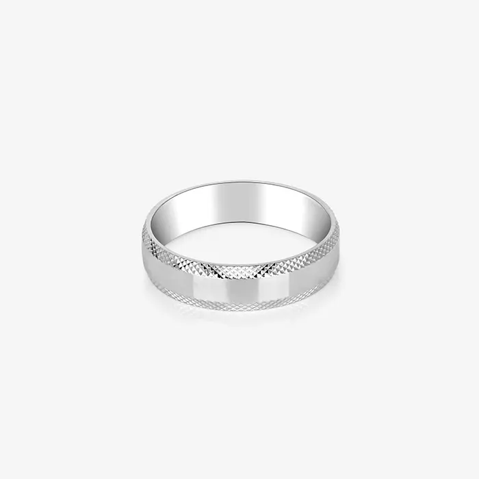 Prism Criss-Cross Men's Ring - Image 2