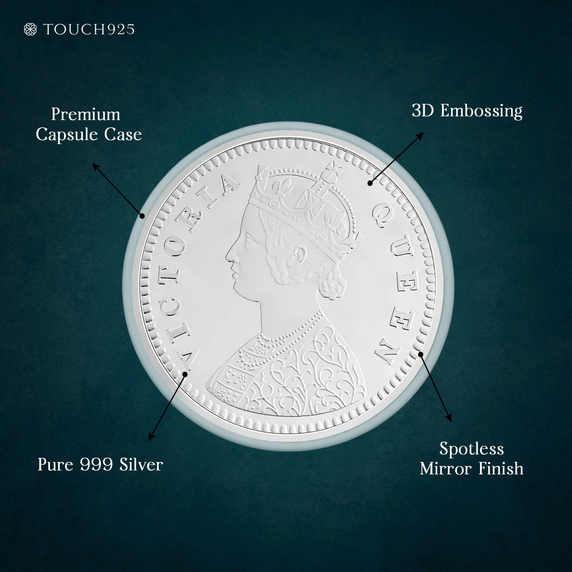 20g Queen Victoria Pure 999 Silver Coin - Image 4