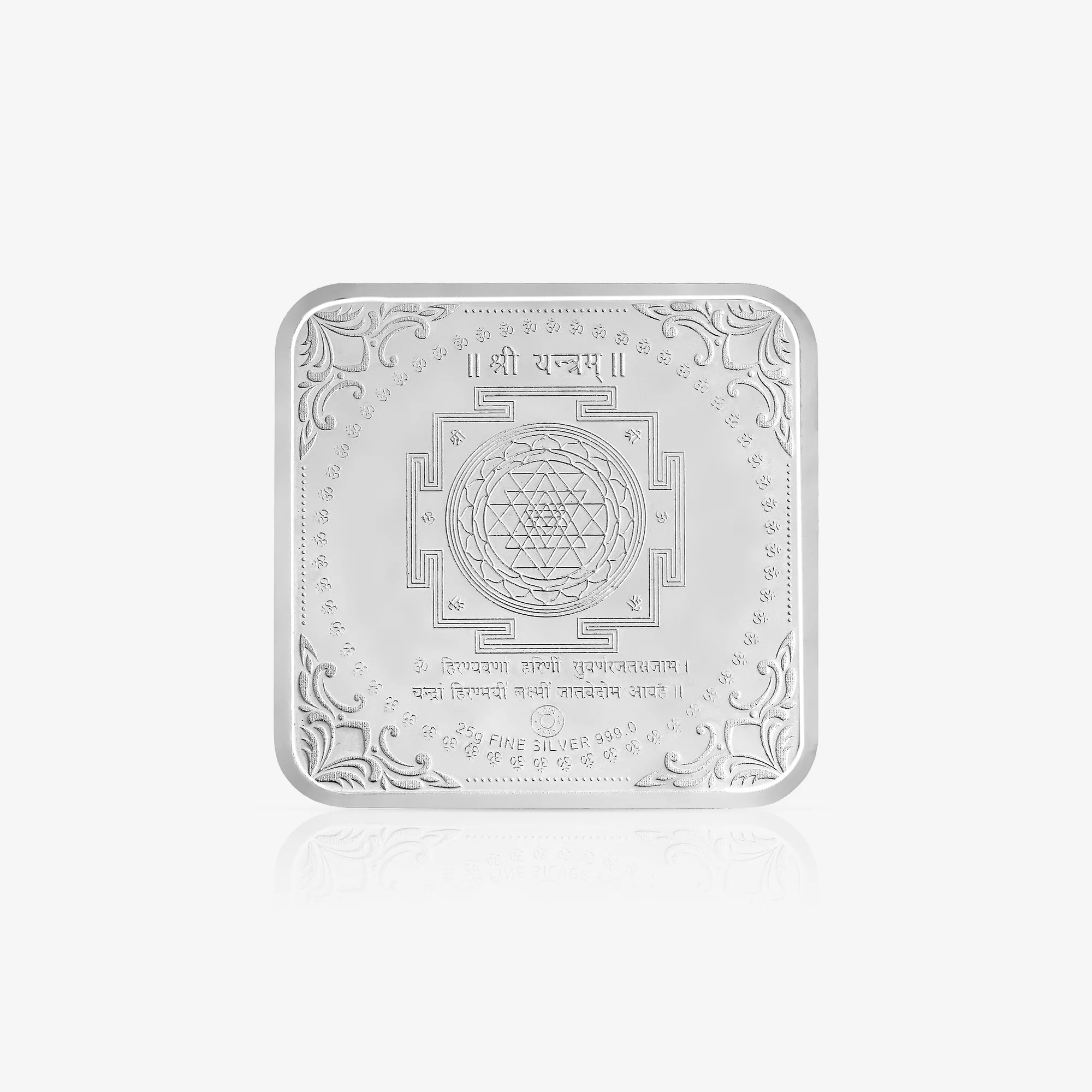 25g Lakshmi Ganesh Pure 999 Silver Coin - Image 2