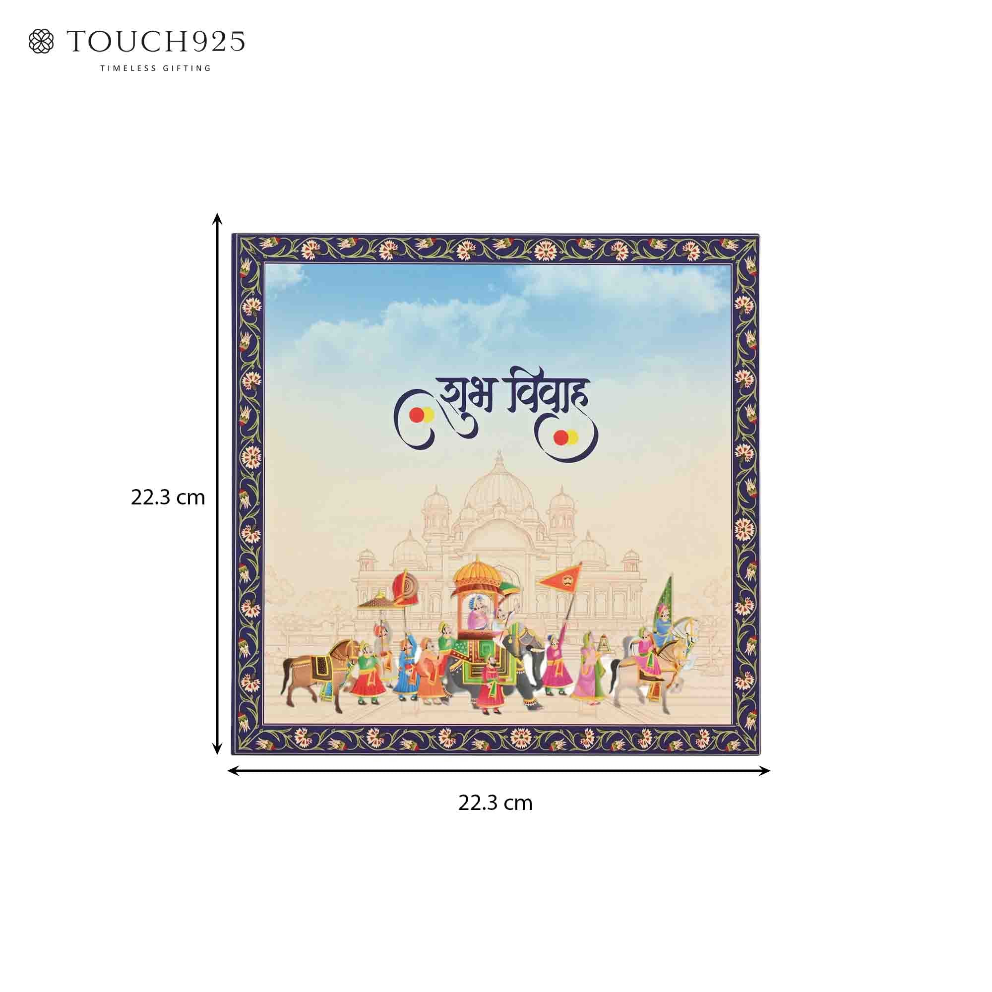 Pure 999 Silver Shubh Vivah Coin Box (9 Coins) - Image 8