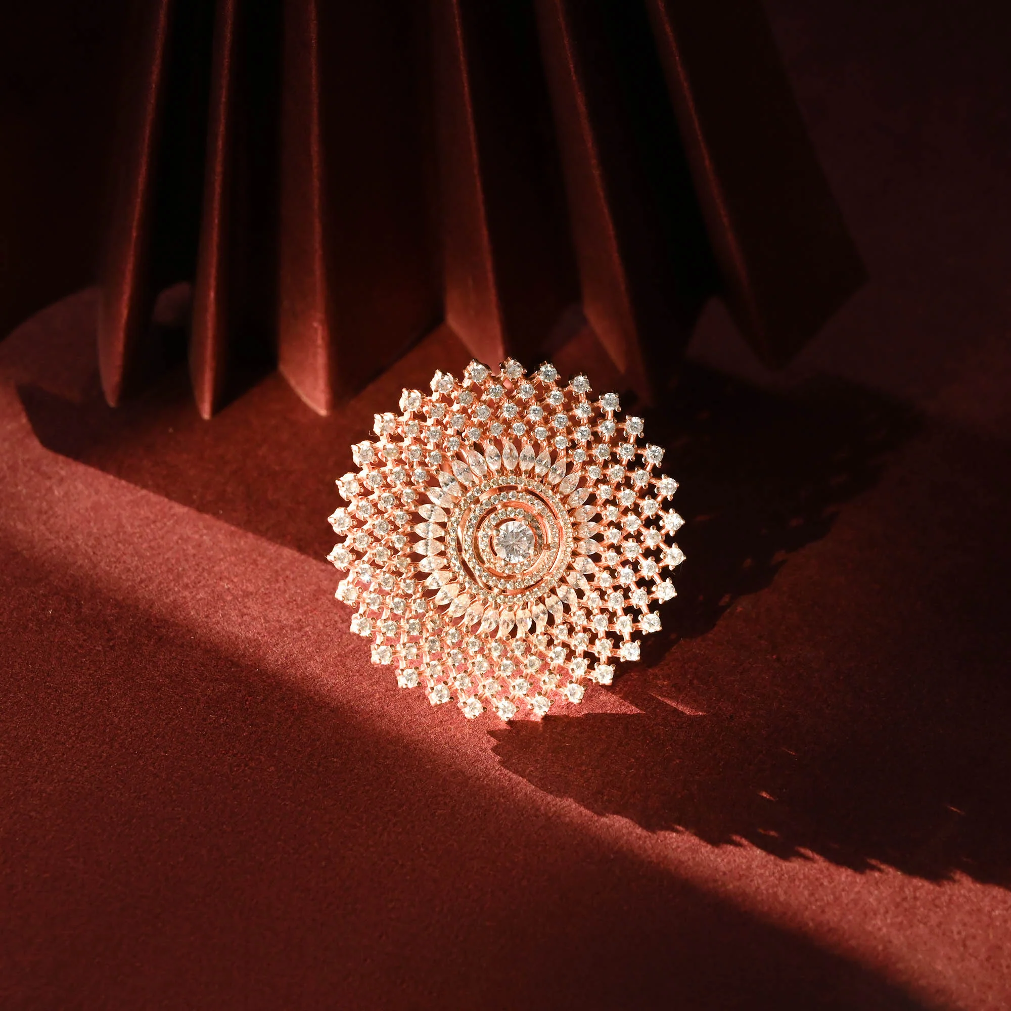 Radiant Circular Stone Ring - Image 2