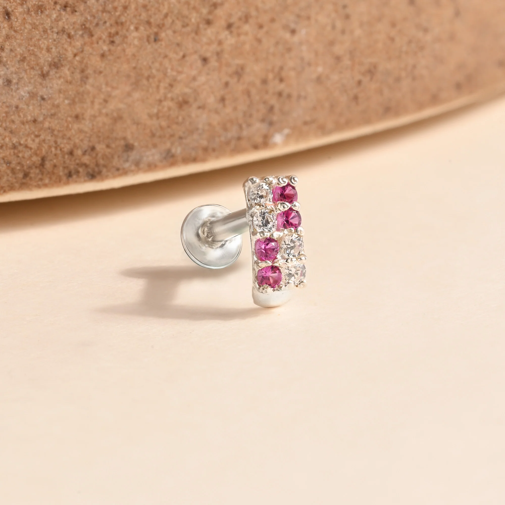 Radiant Silver Nose Pin - Image 5