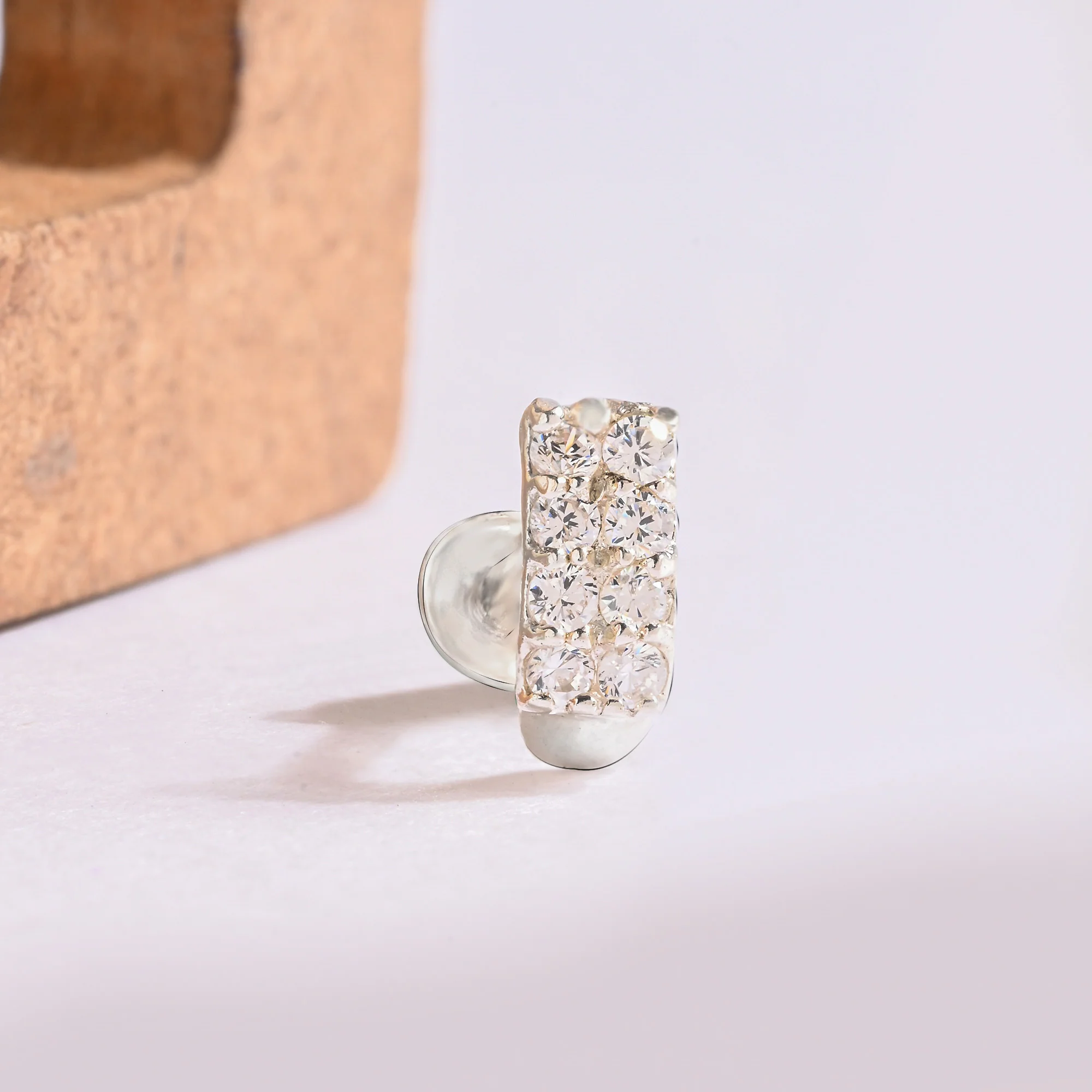 Radiant Silver Nose Pin - Image 8