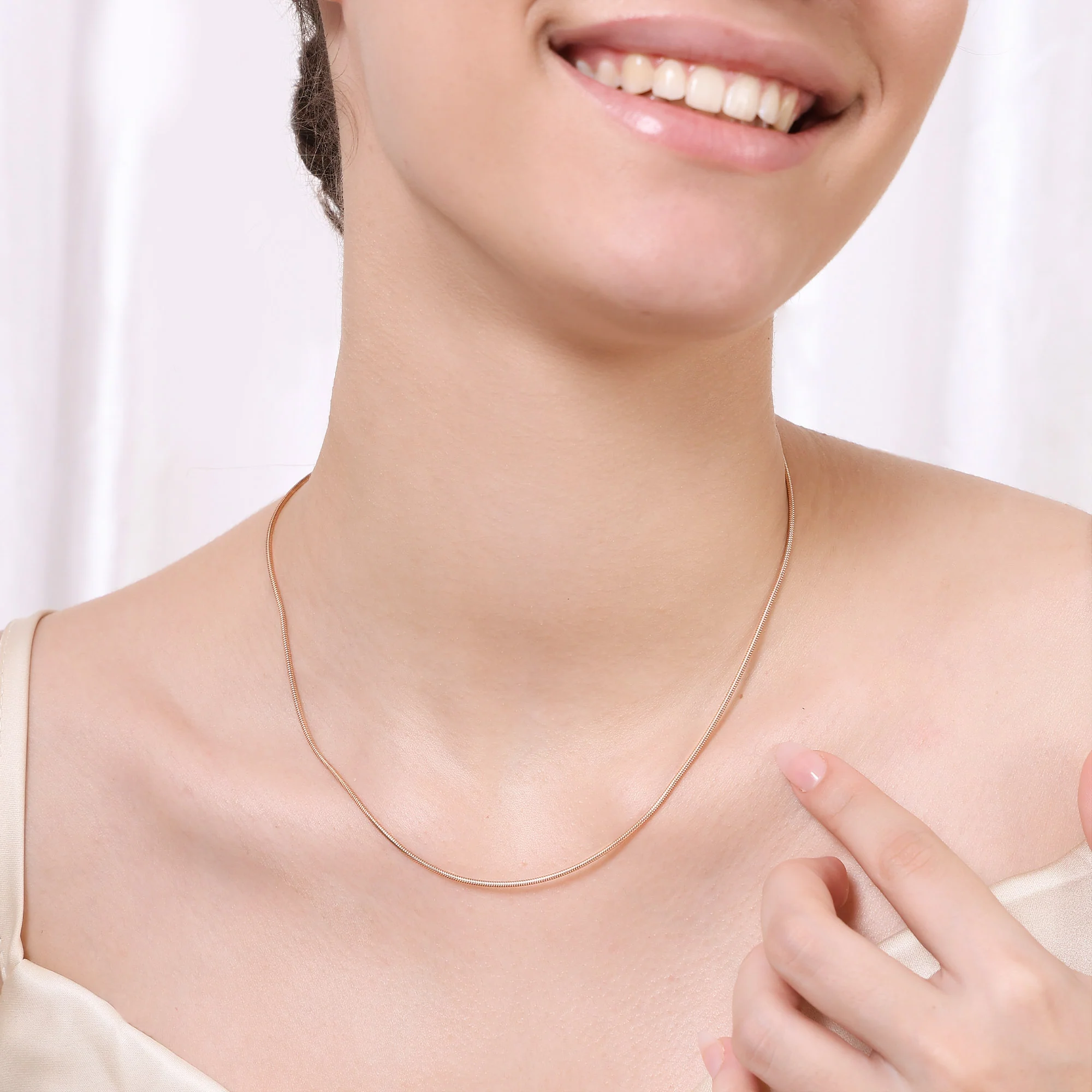 Rose Gold Fox Tail Chain - Image 4