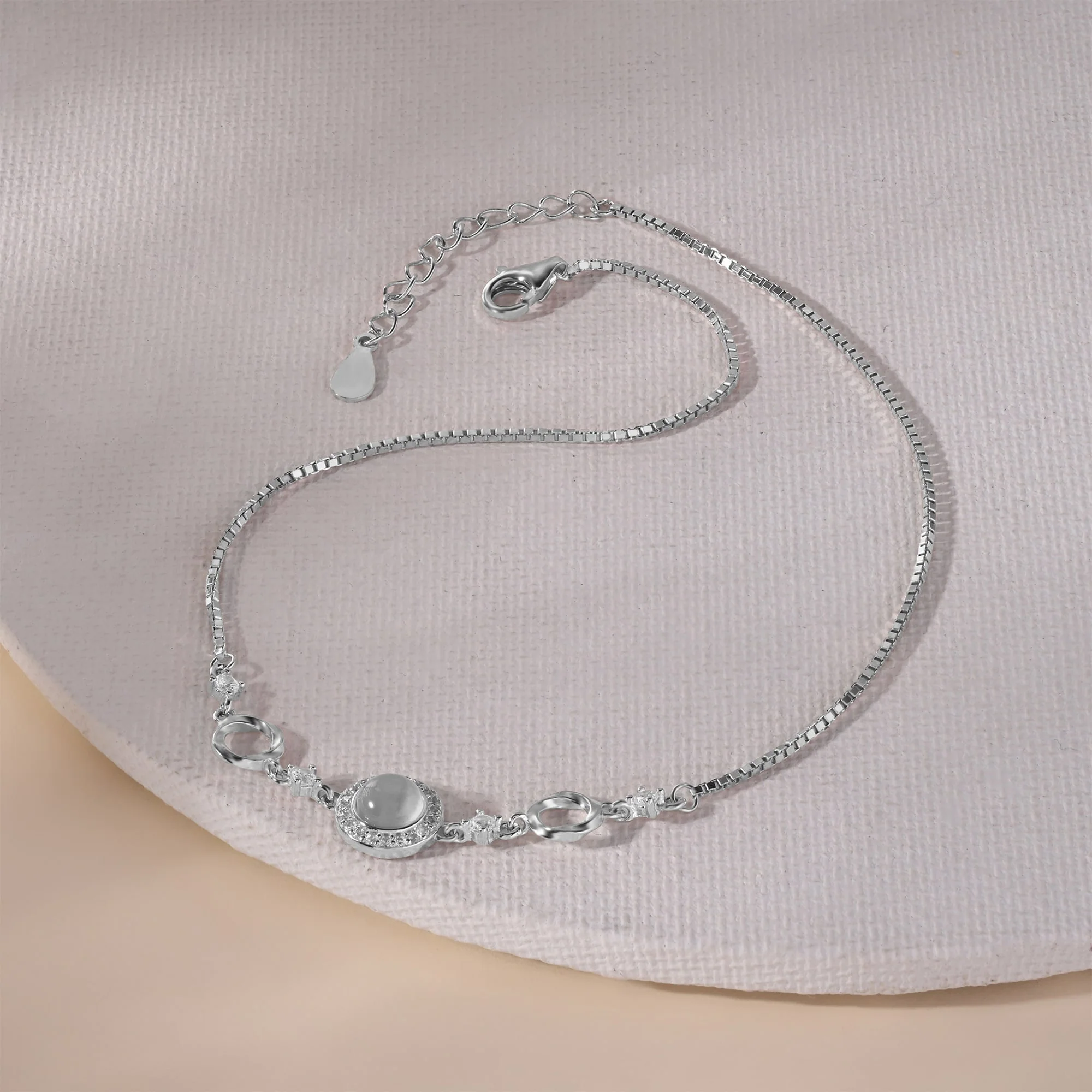 Round Dual Circular Anklet - Image 11