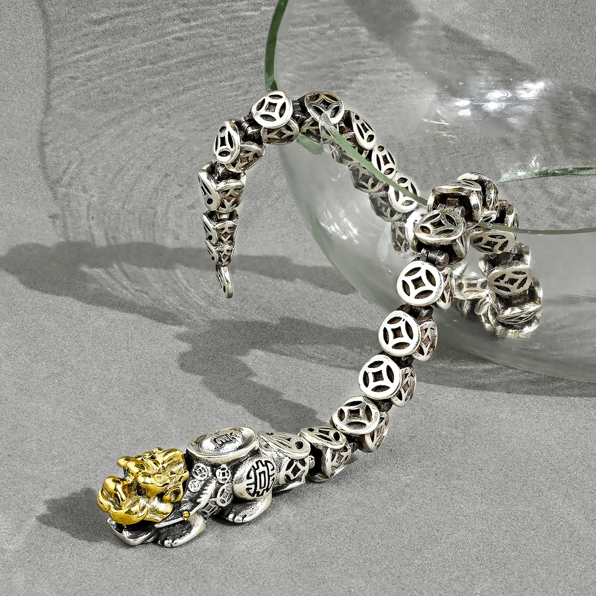 Silver Dragon Strike Bracelet - Image 4