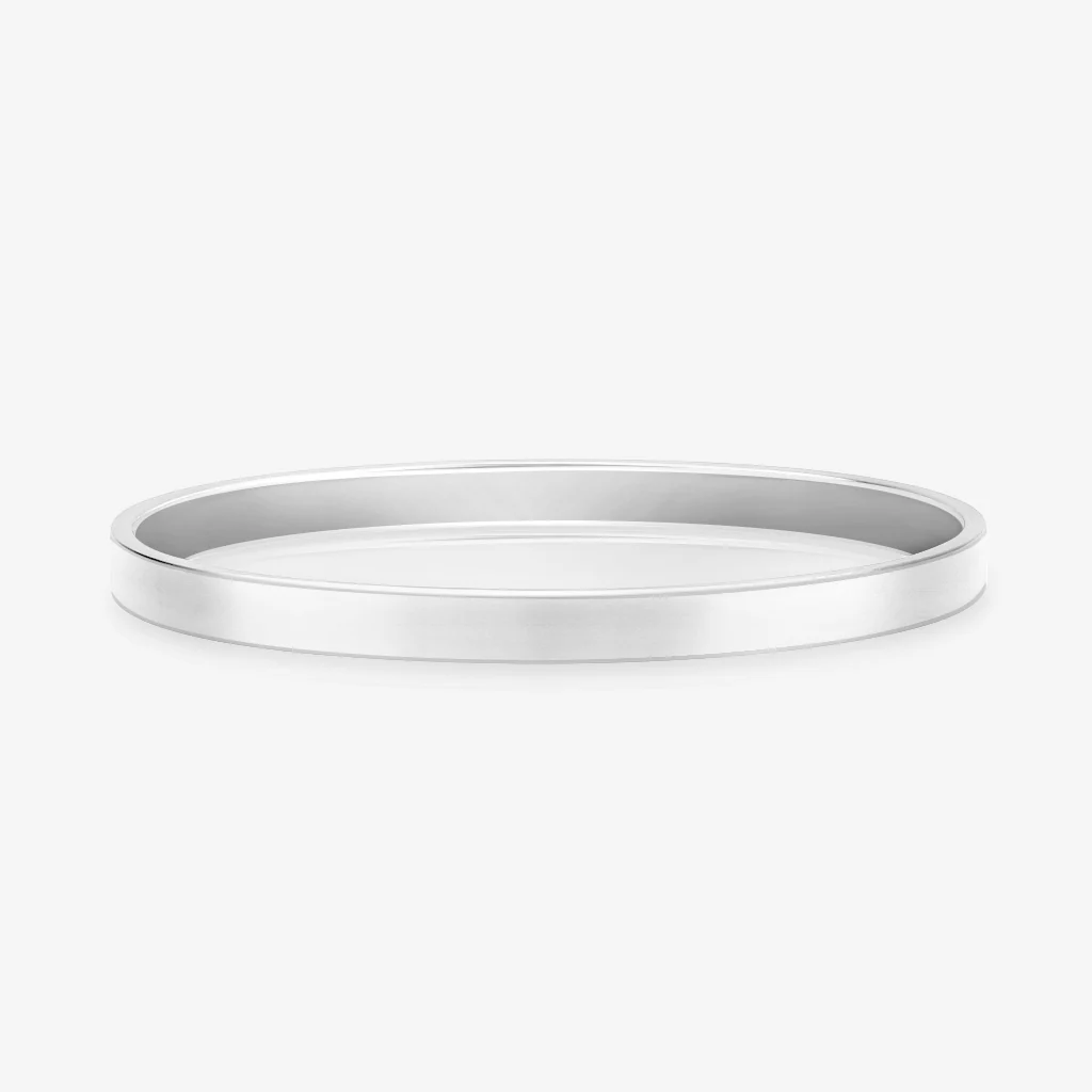 Sleek Men’s Silver Kada - Image 3