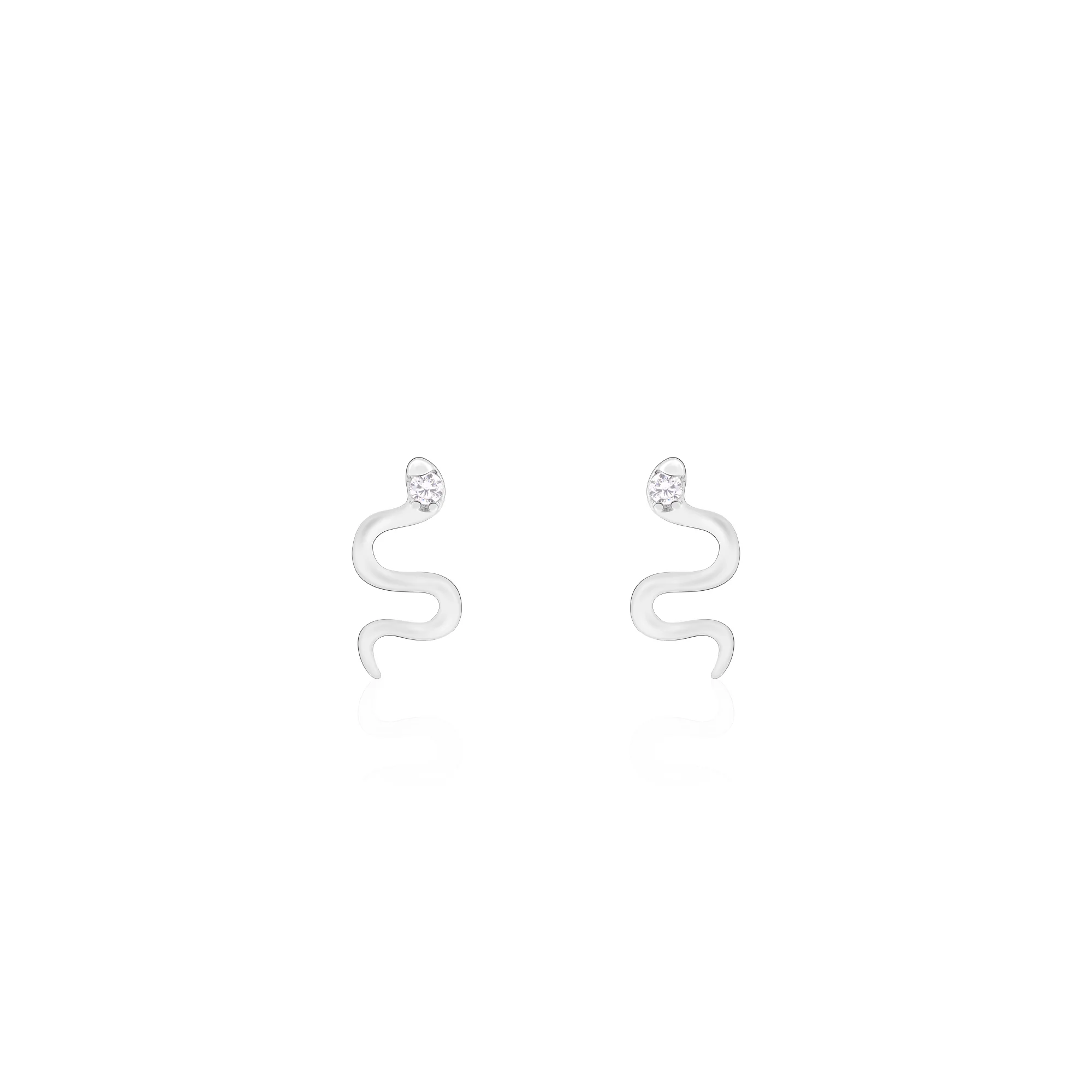 Sleek Snake Earrings - Image 5
