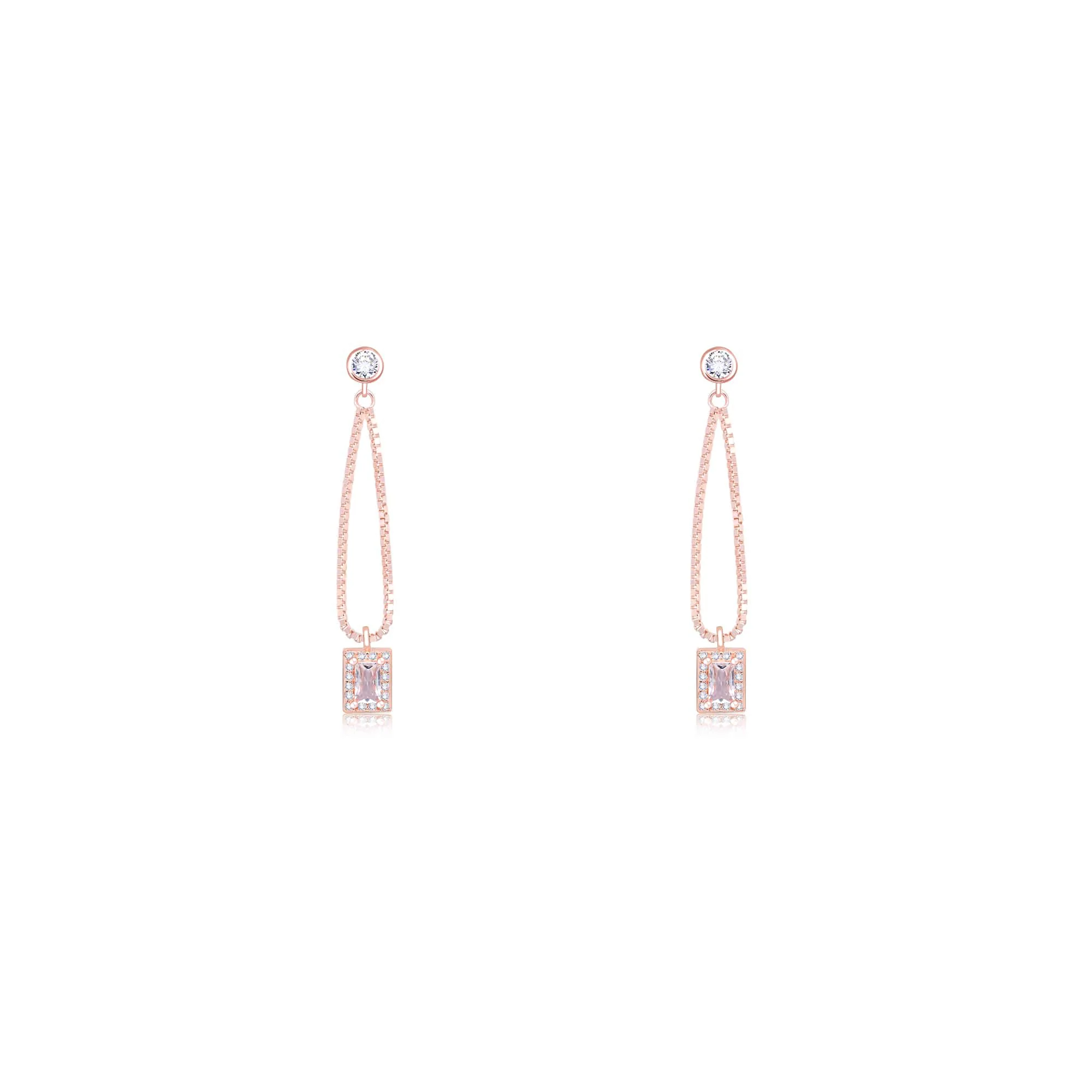 Stone Drop Earrings - Image 4