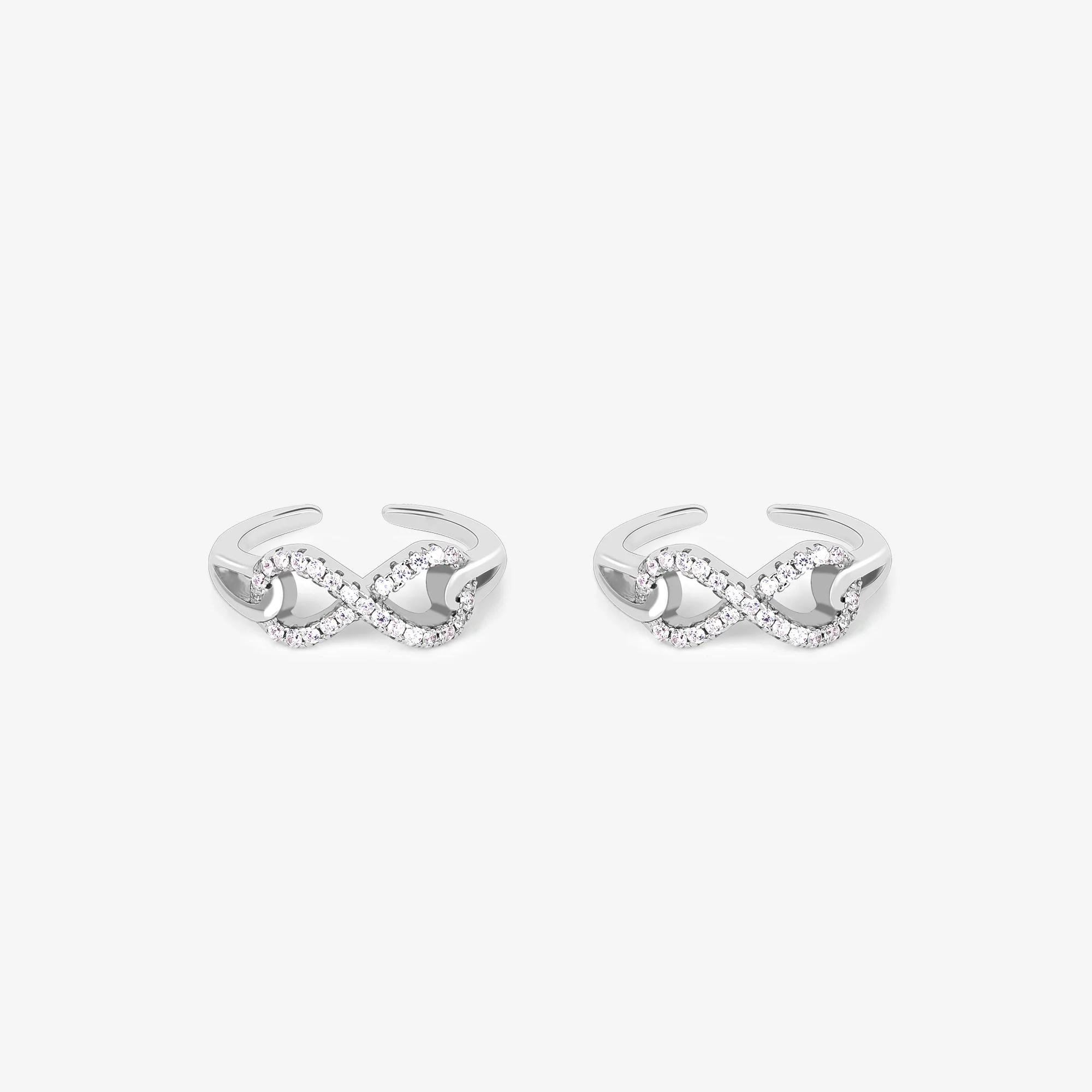 Stone Infinity Toe Ring - Image 7