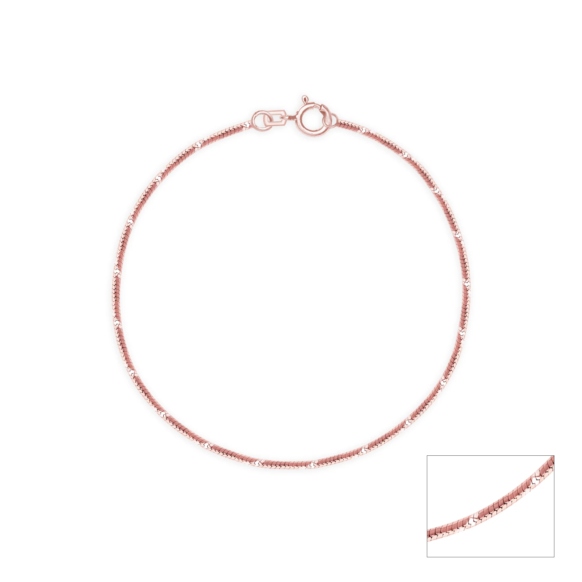 Twilight Shine Silver Anklet - Image 2