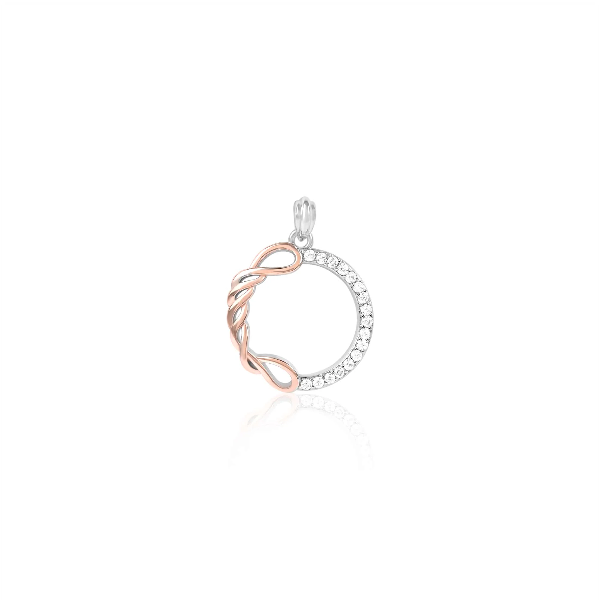Two-Tone Elegance Pendant set - Image 6