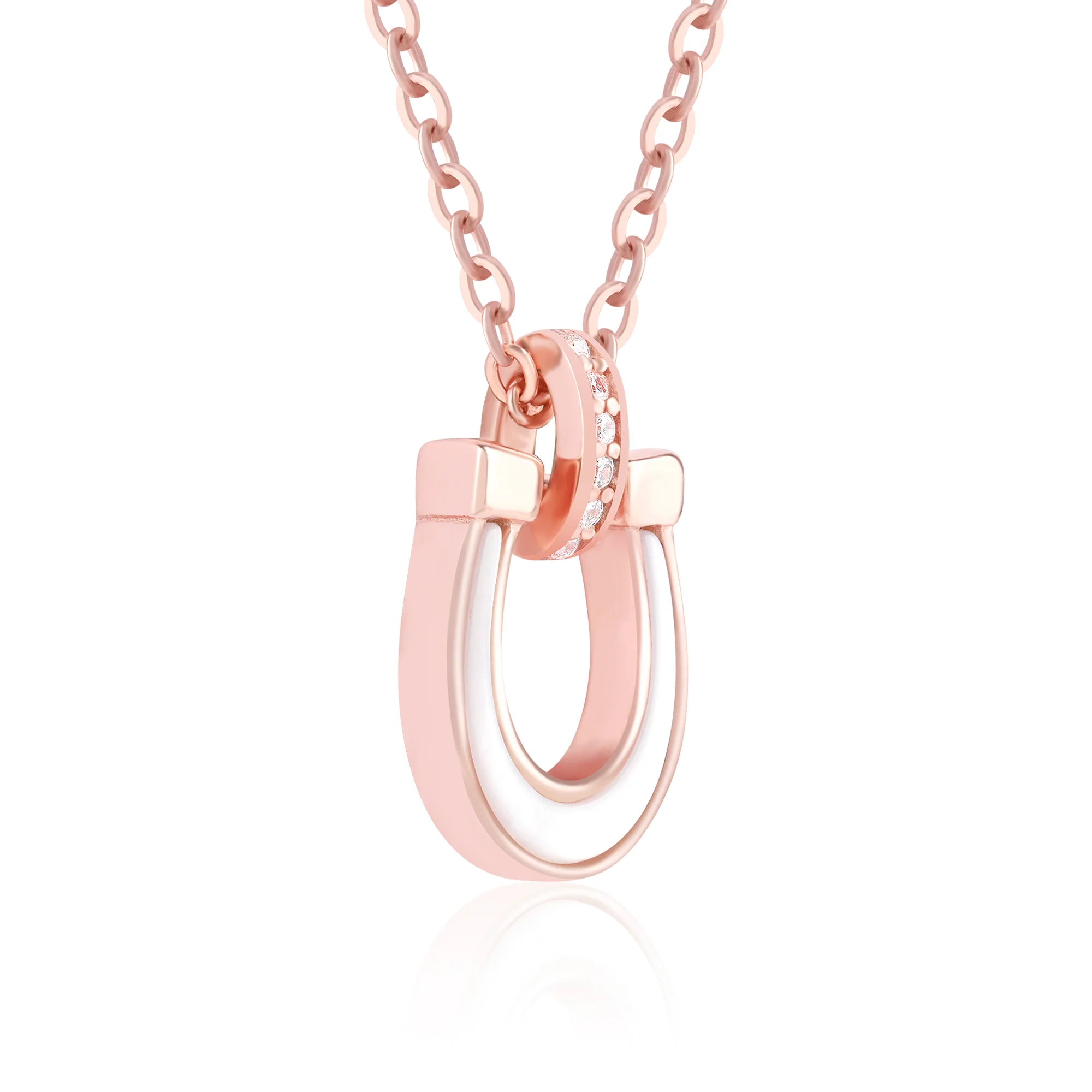 Horseshoe Pendant Necklace - Image 2